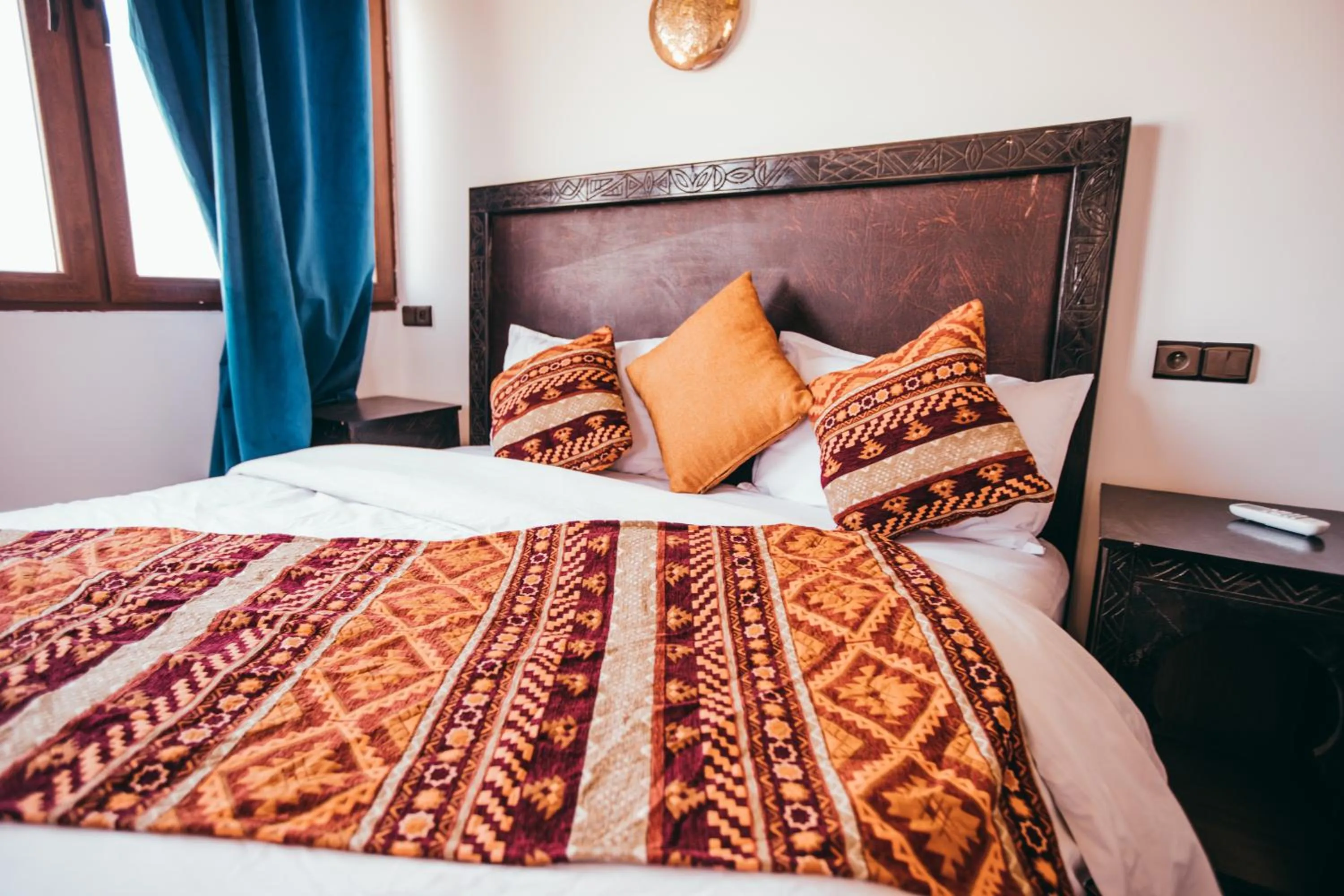 Bed in Riad Merzouga Dunes