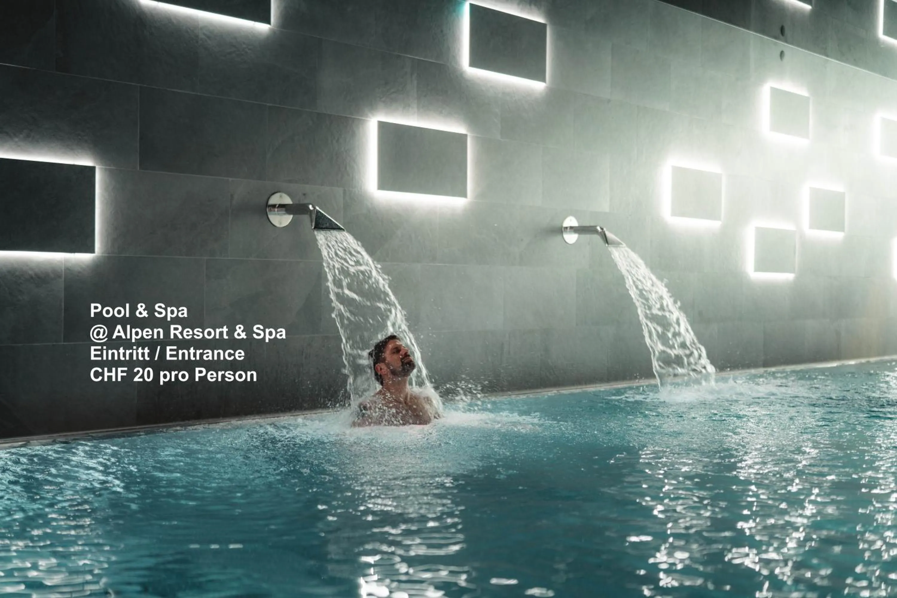 Swimming pool in La Perle Apartments