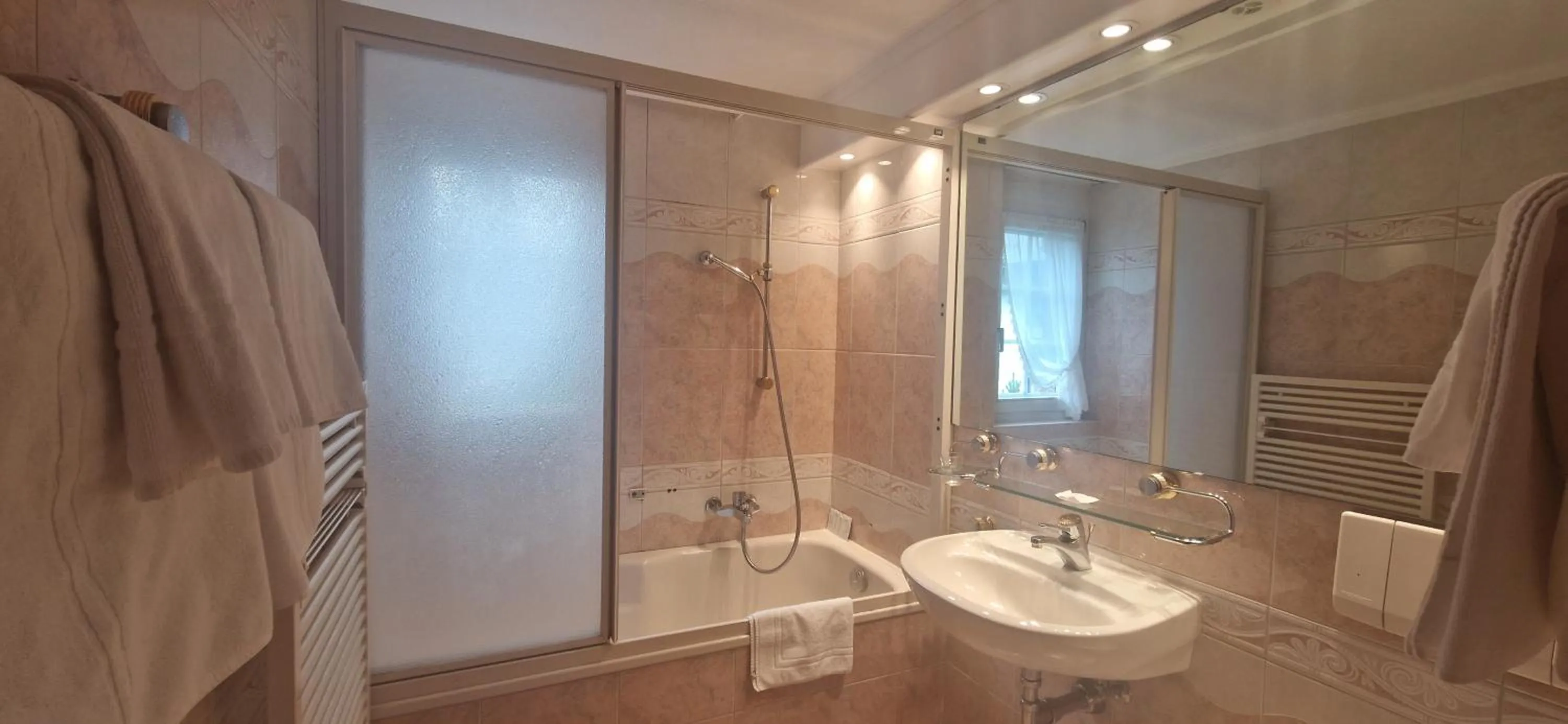 Bathroom in La Perle Apartments