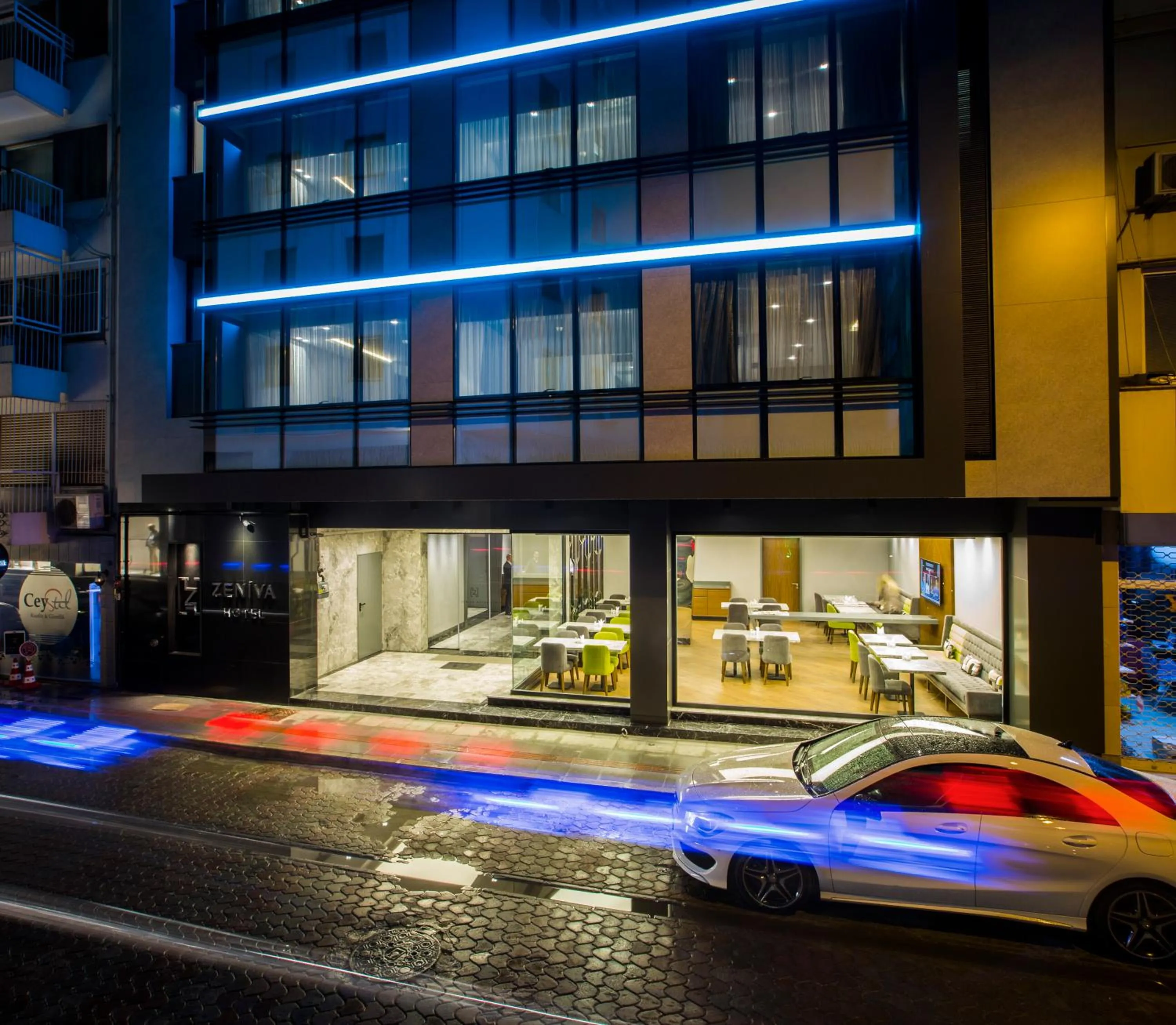 Facade/entrance in Zeniva Hotel