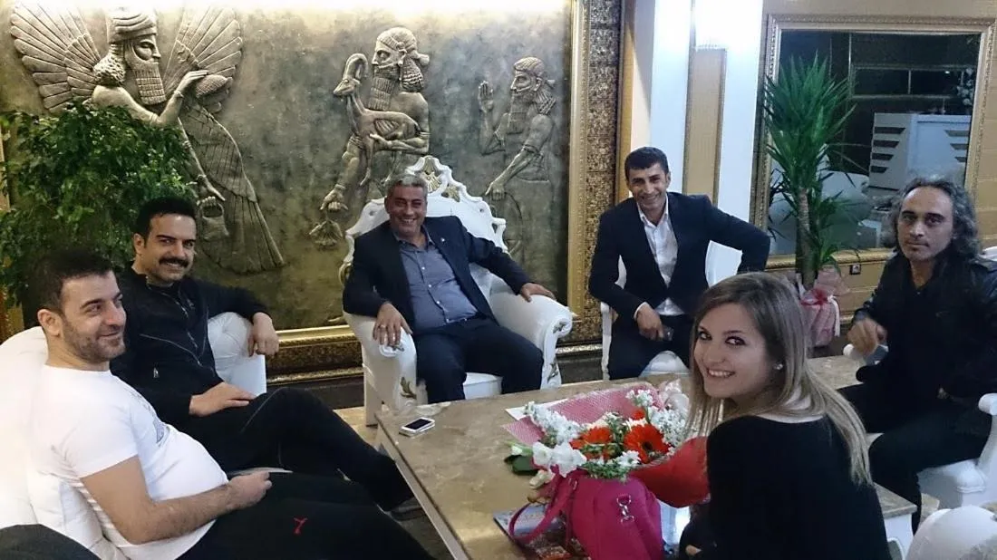 group of guests in The Ancient Mesopotamia Hotel