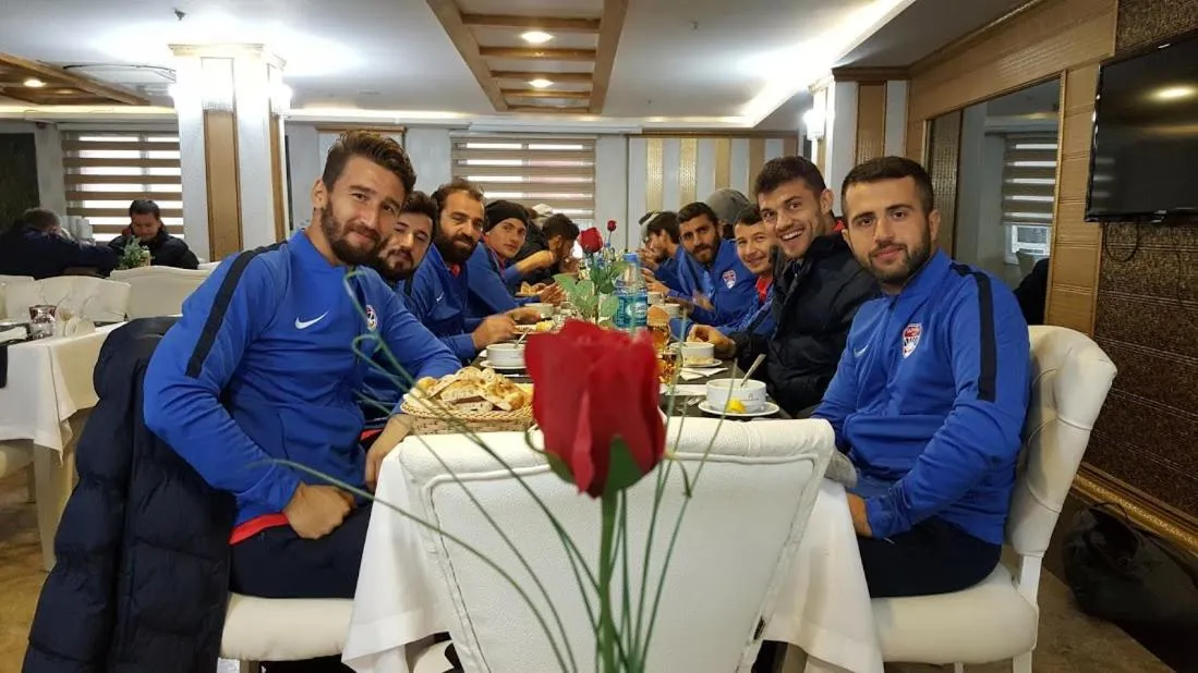 group of guests in The Ancient Mesopotamia Hotel