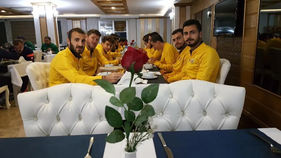 group of guests in The Ancient Mesopotamia Hotel