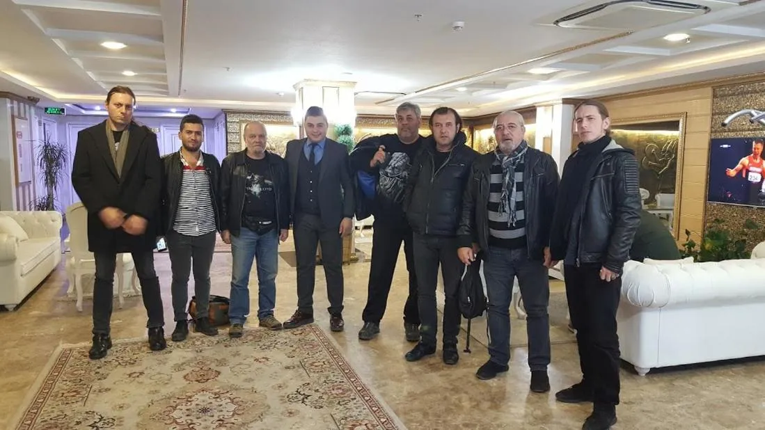 group of guests in The Ancient Mesopotamia Hotel