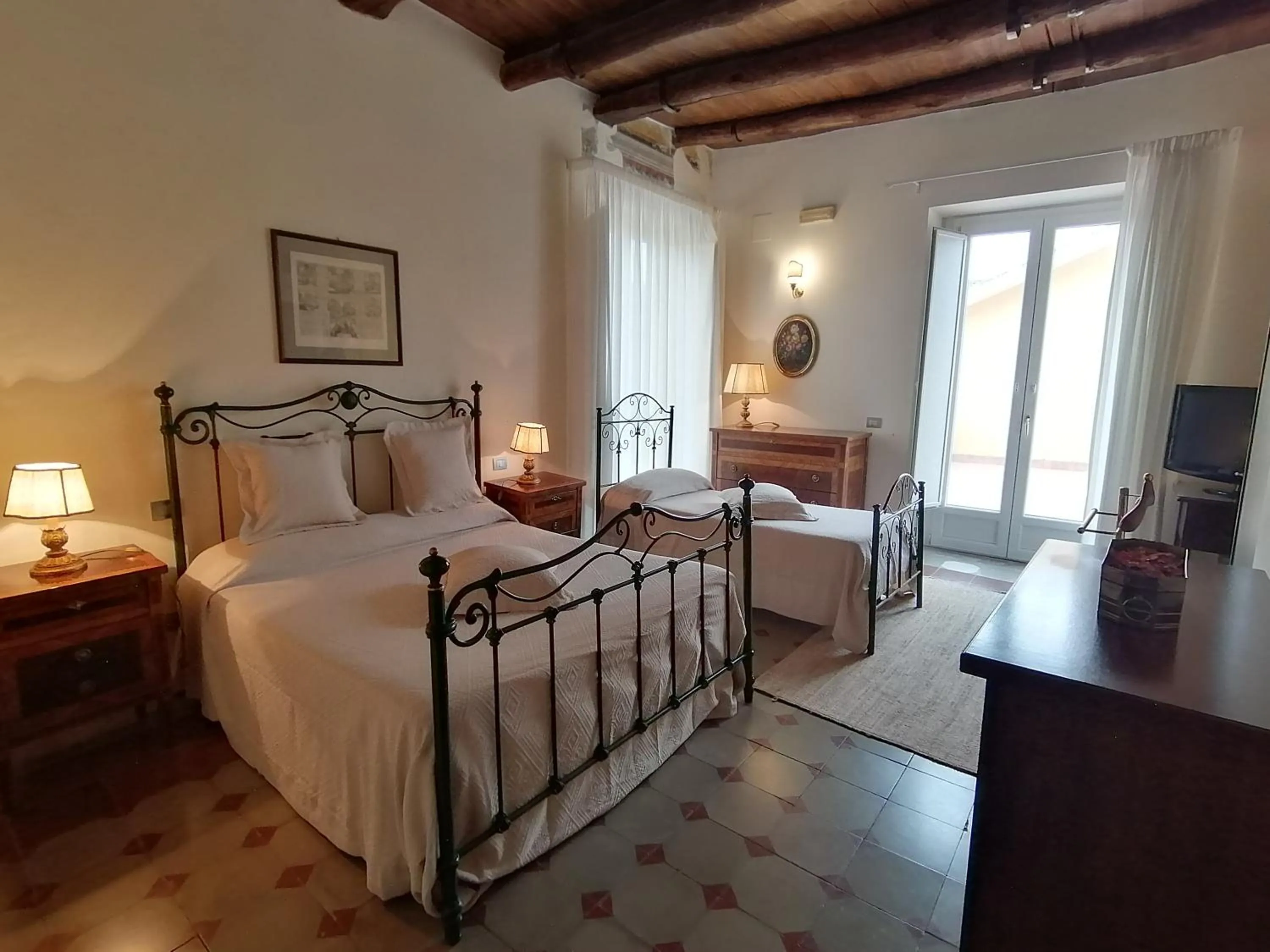 Photo of the whole room, Bed in B&B Palazzo Lanza