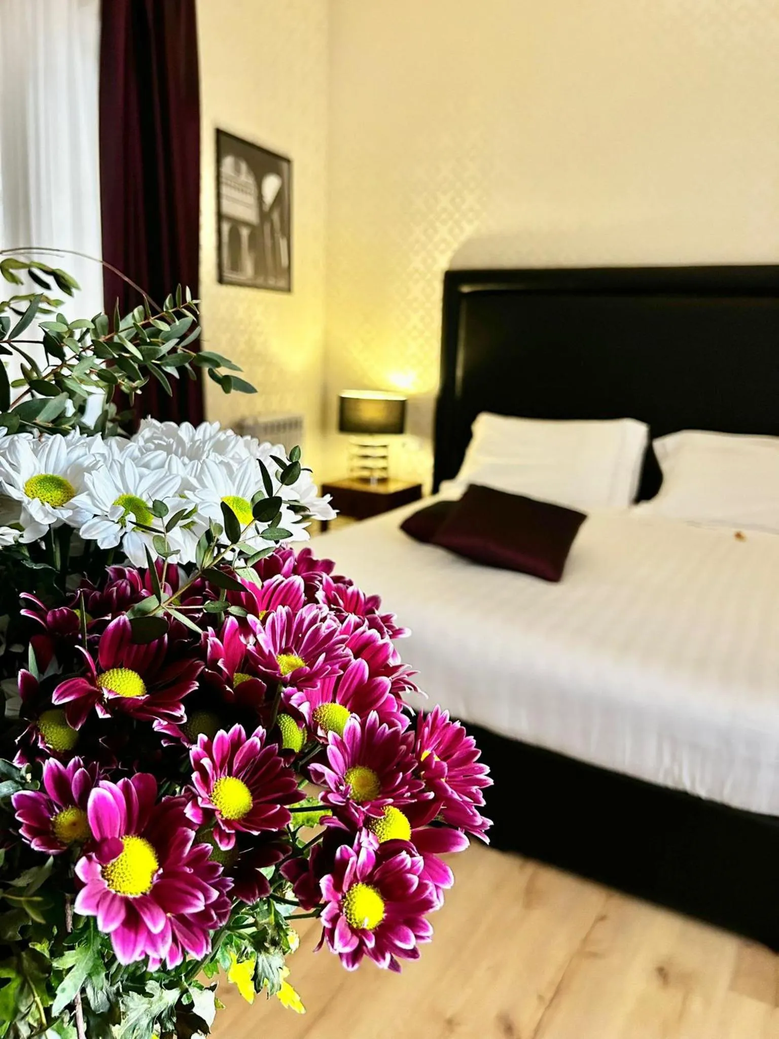 Decorative detail, Bed in Minerva Relais