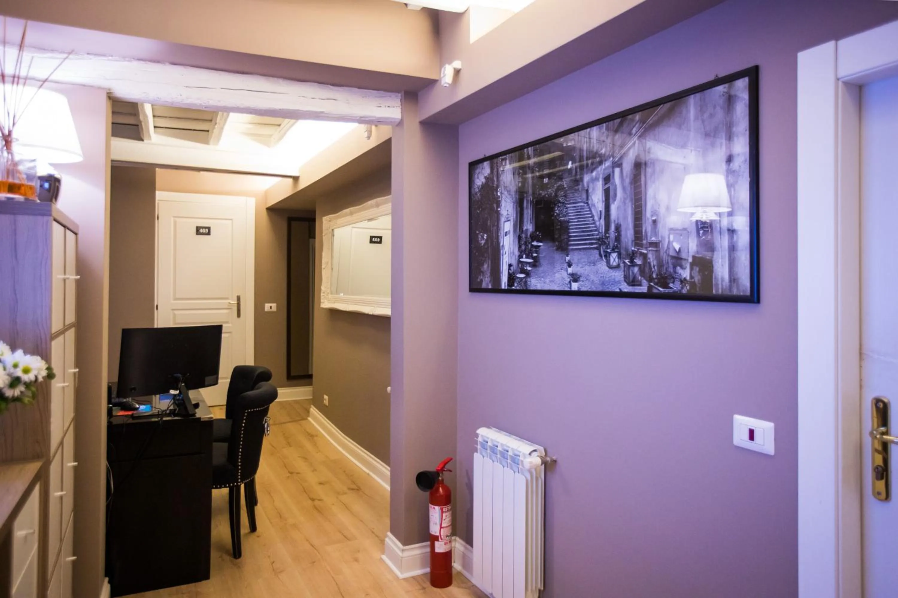 Lobby or reception in Minerva Relais