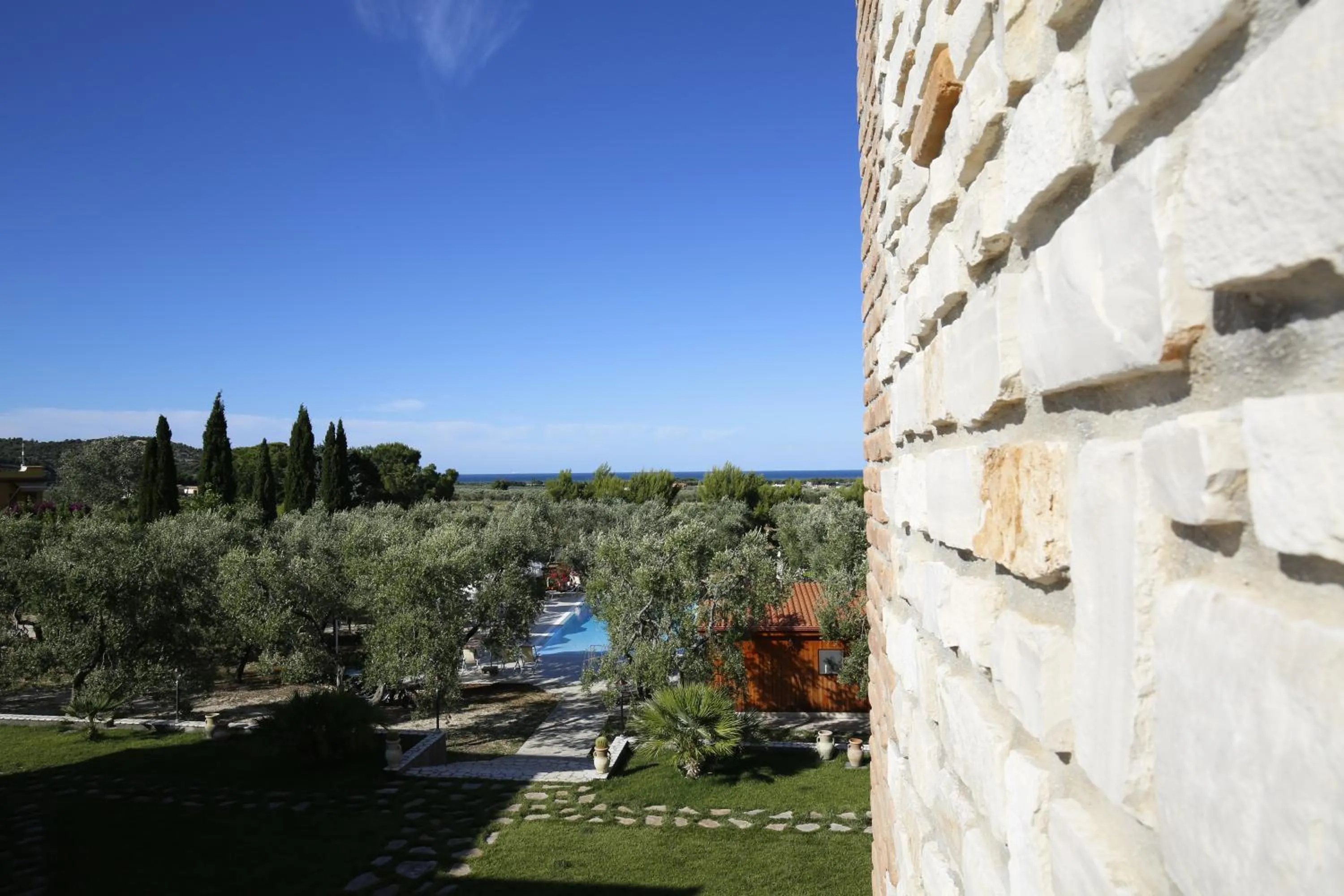 Garden view in Agriturismo Posta Pastorella