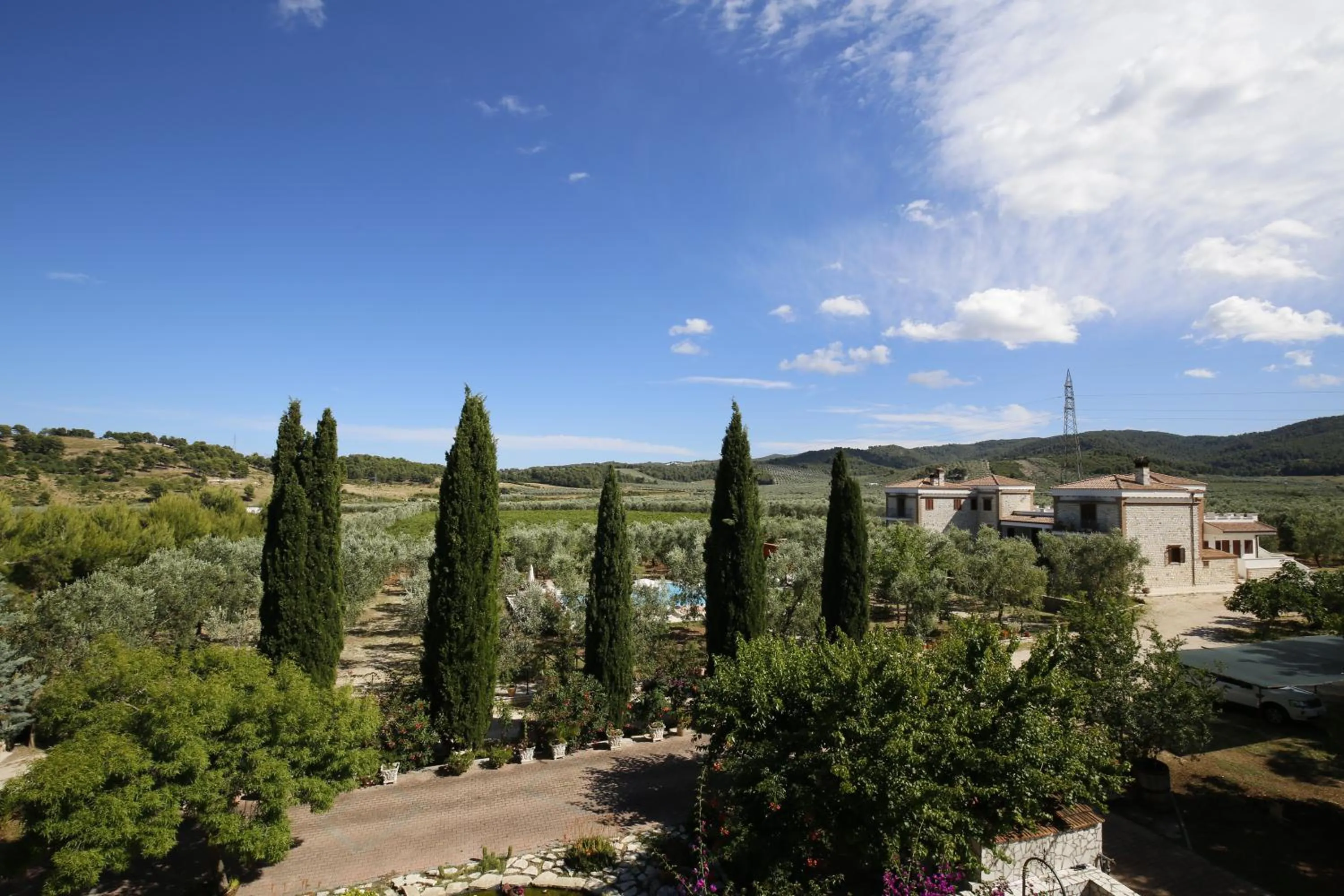 Garden view in Agriturismo Posta Pastorella
