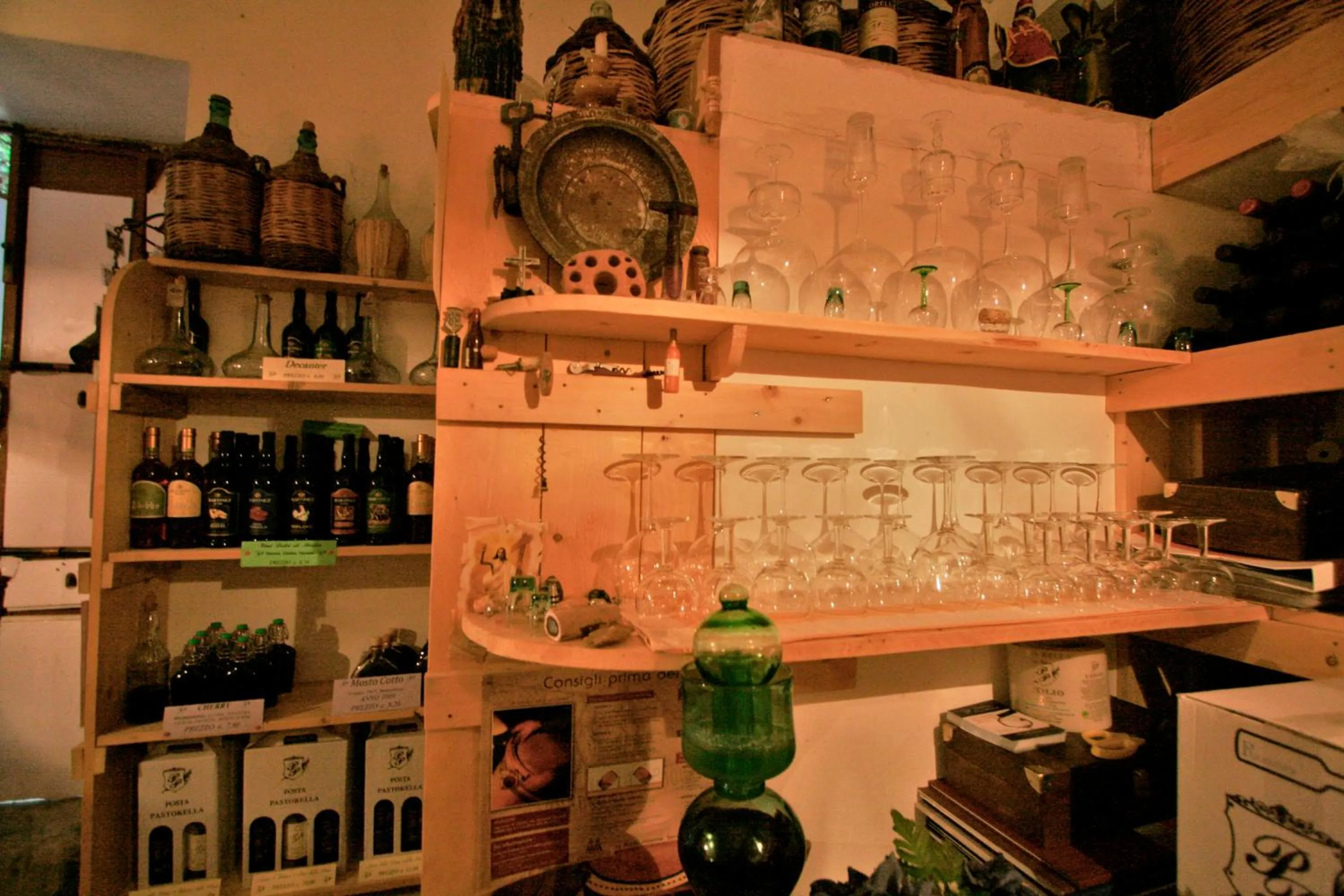 Alcoholic drinks in Agriturismo Posta Pastorella