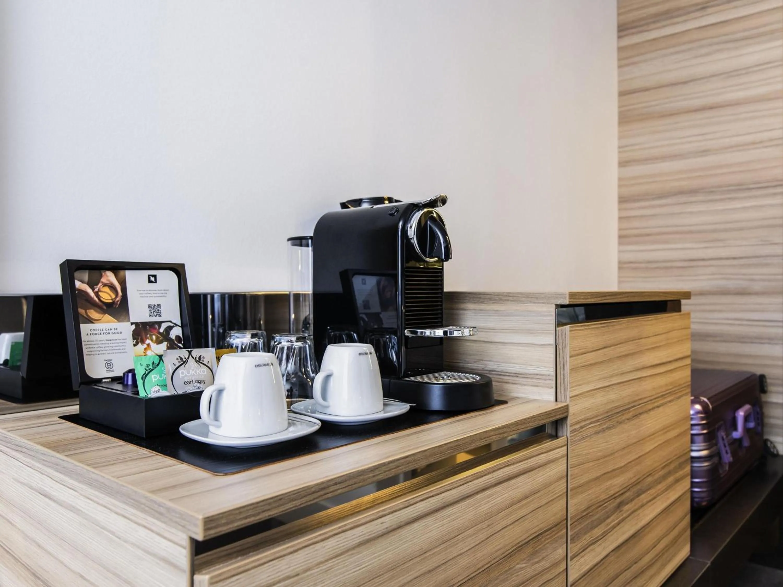 Bedroom in Novotel Amsterdam City