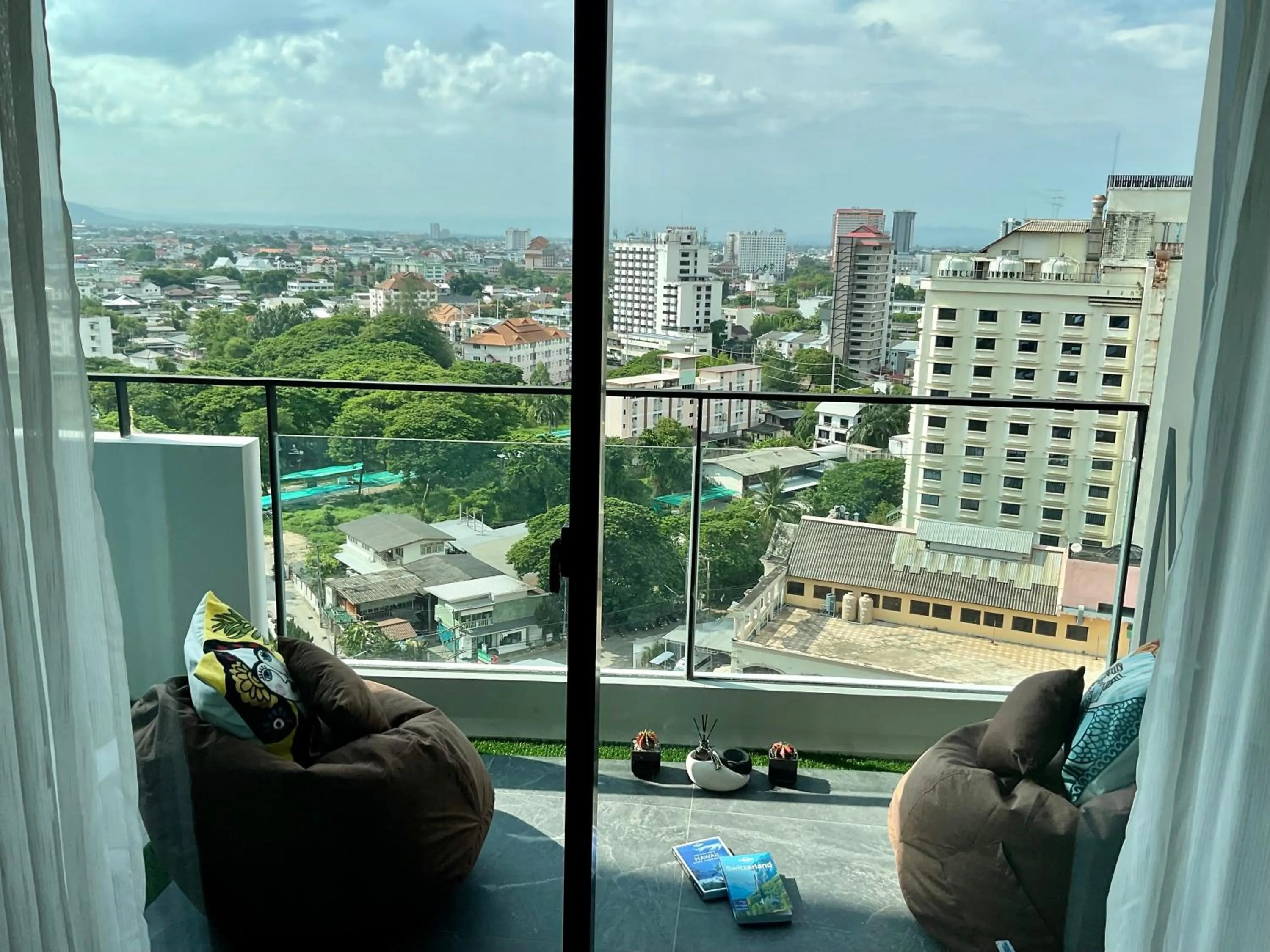 Balcony/Terrace in Astra Sky River Chiang Mai