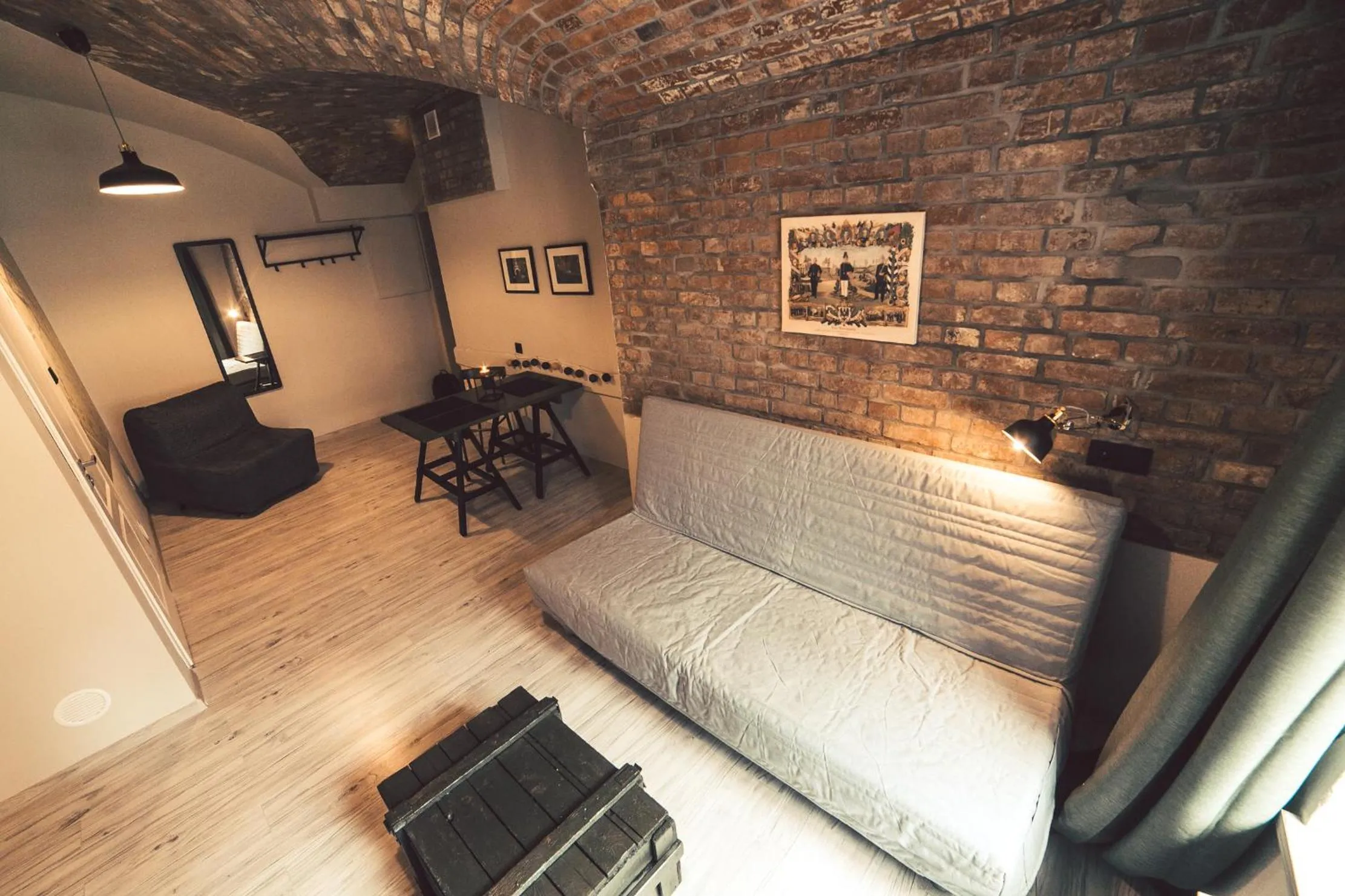 Living room in Twierdza Toruń - Fort IV