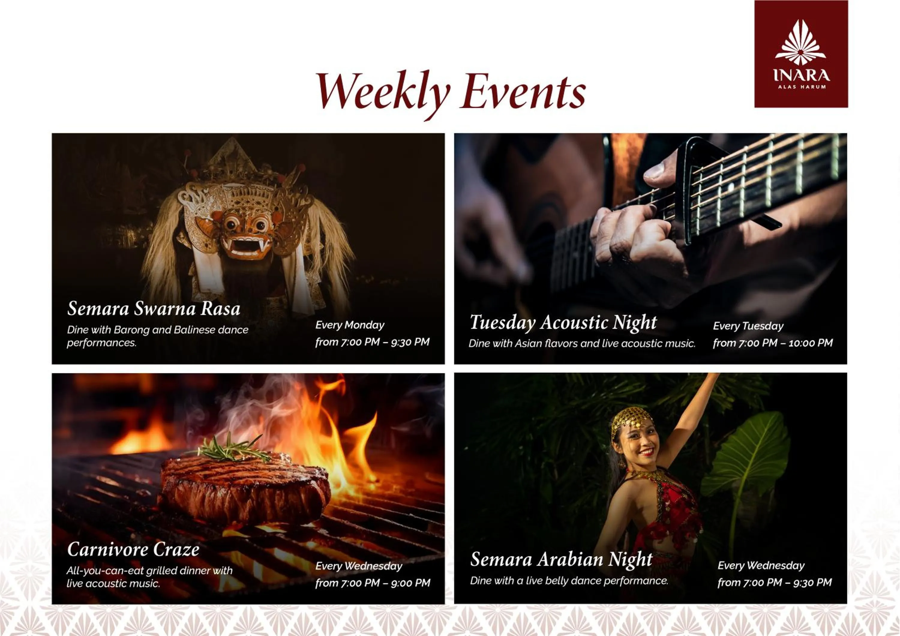 Entertainment in Inara Alas Harum