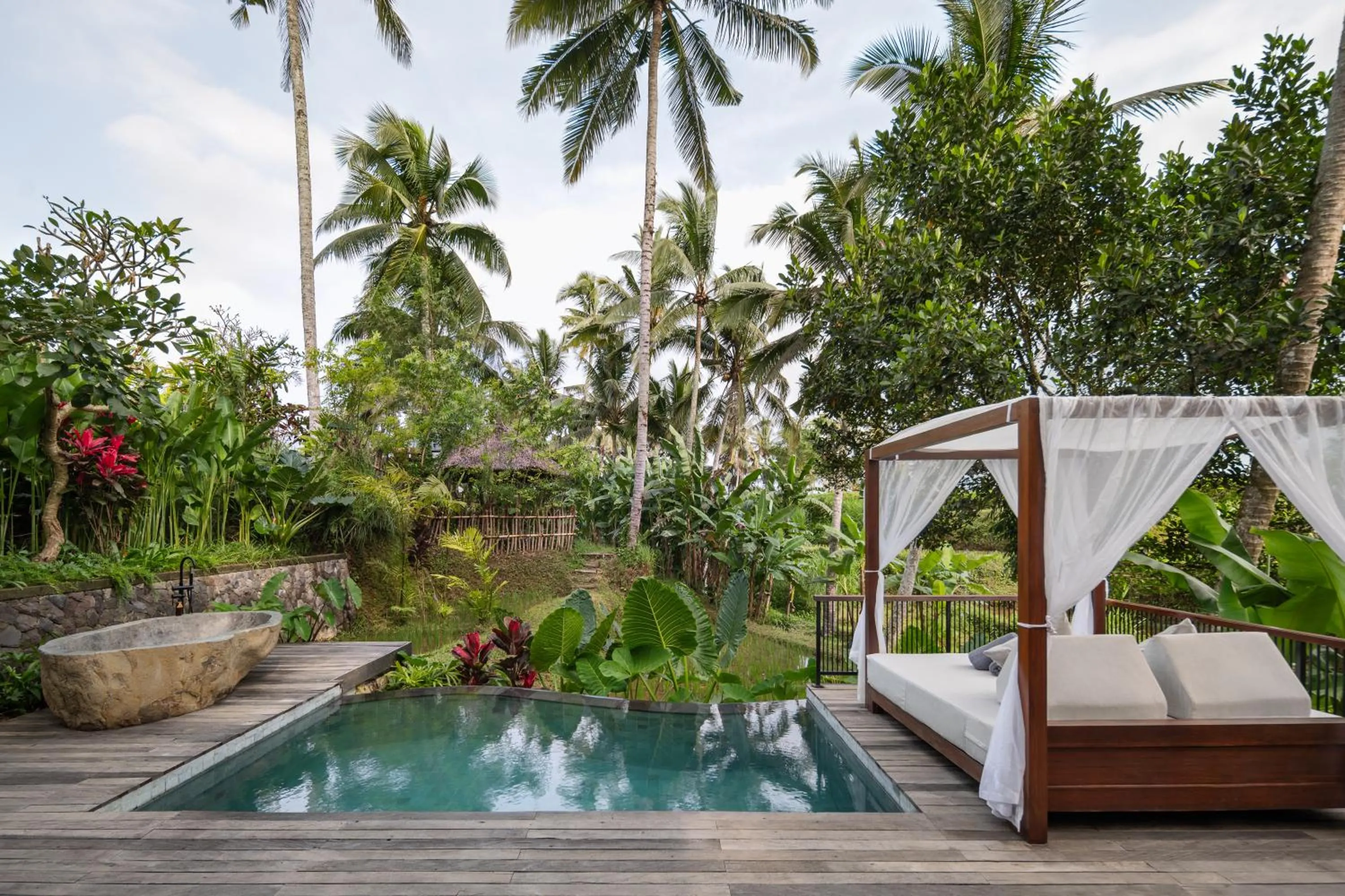 Pool view in Inara Alas Harum