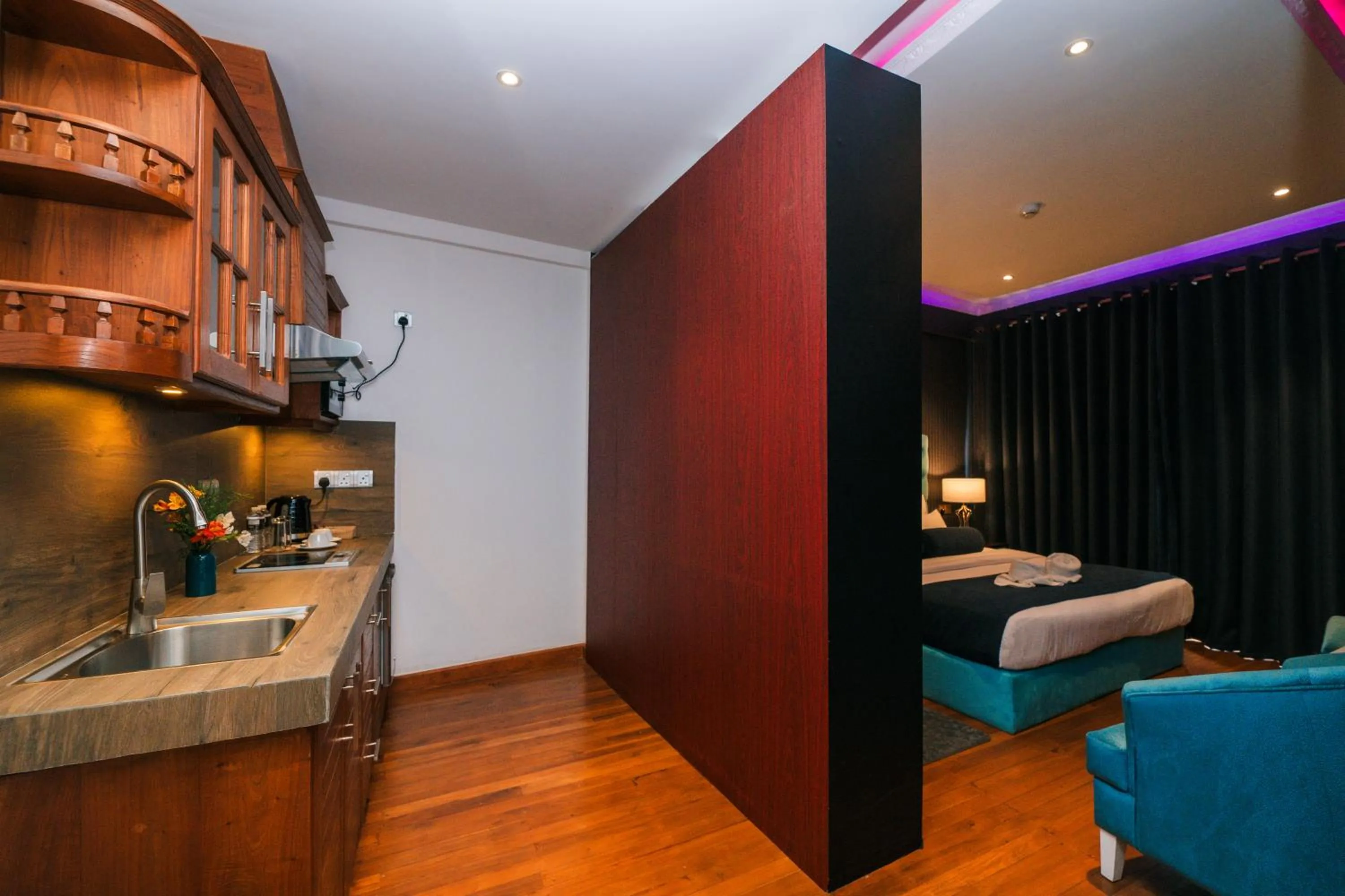 kitchen in Baron Luxury Boutique