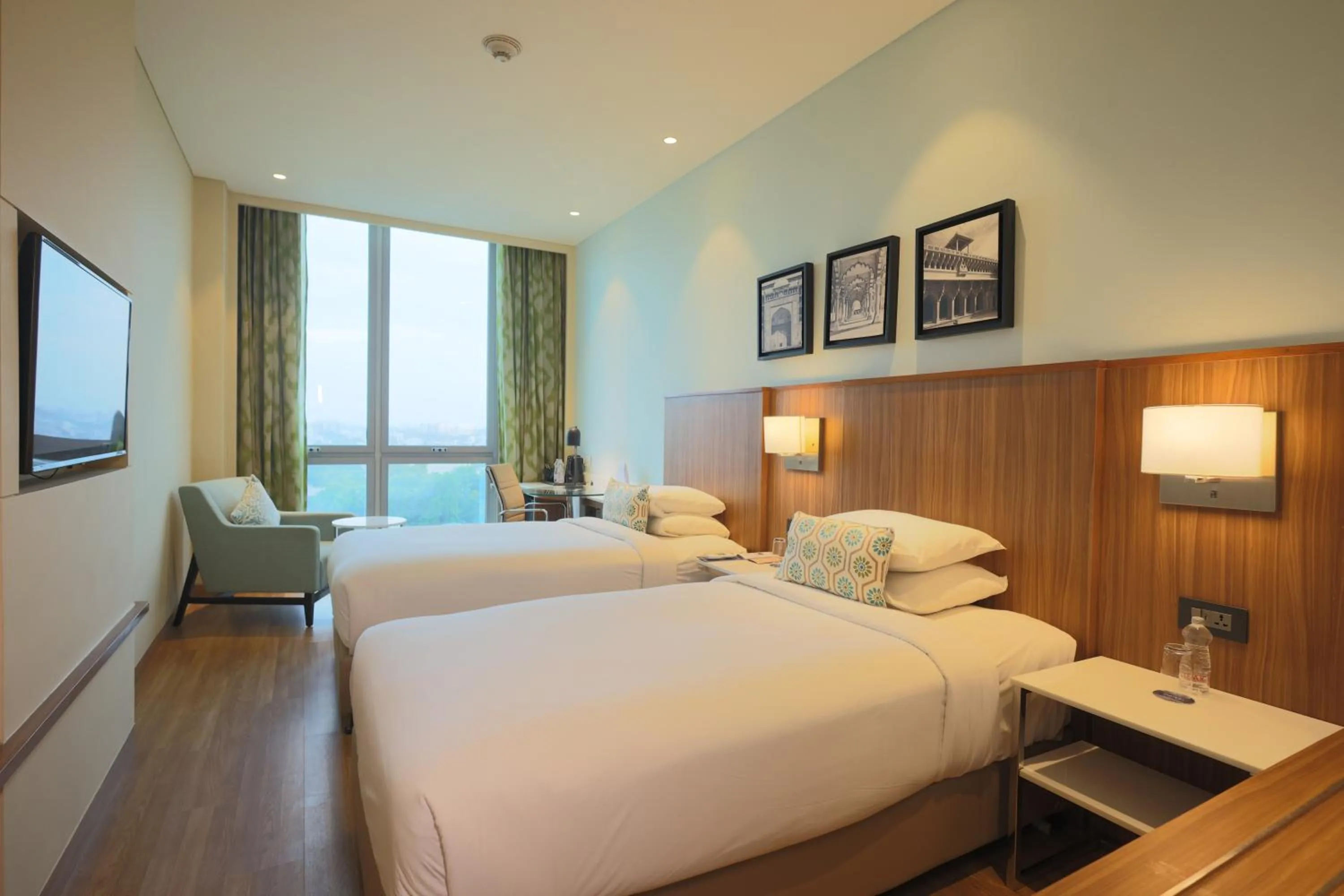 Bedroom, Bed in Fairfield by Marriott Agra