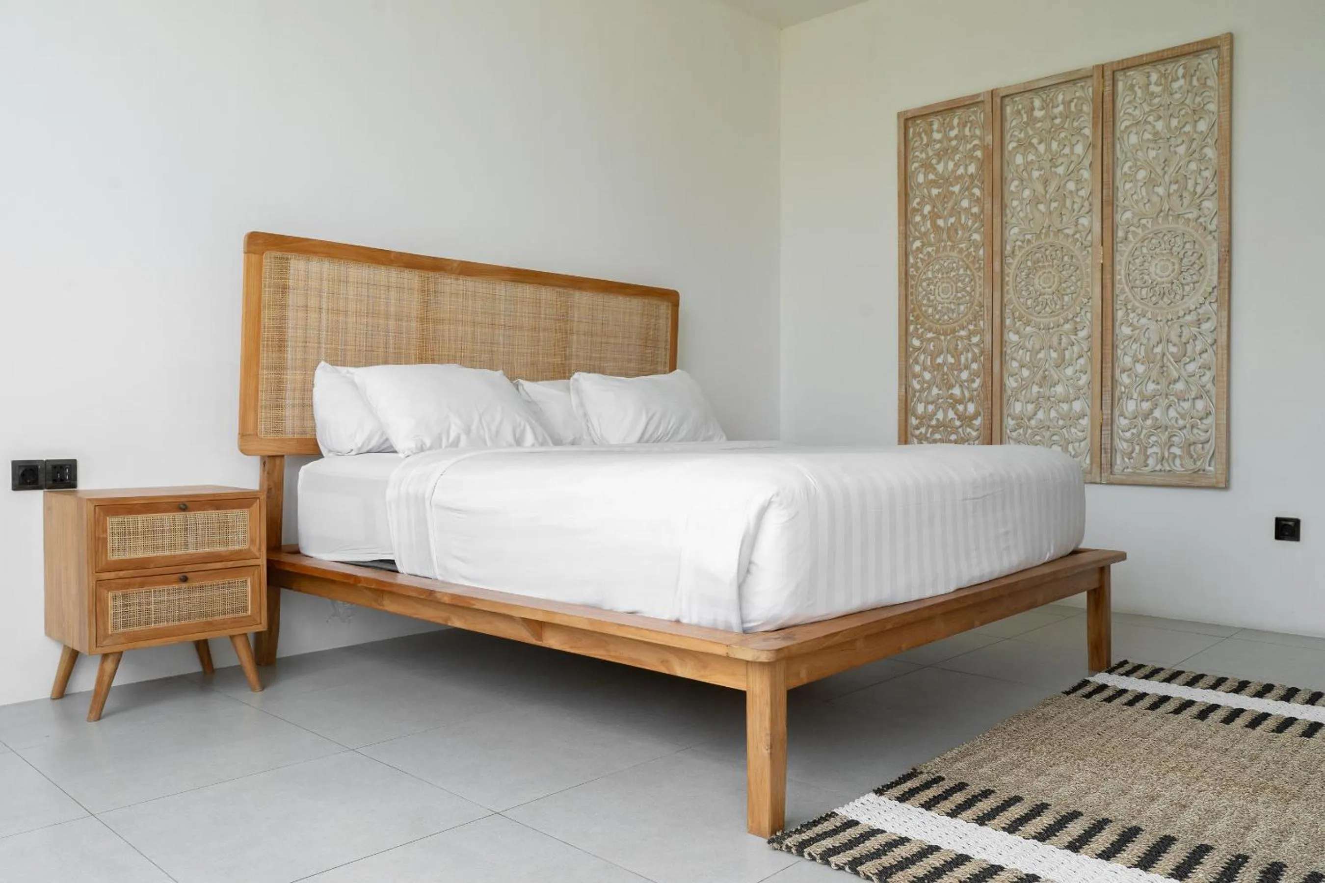 Bed in KAMMARA VILLA - Bali Invest Club