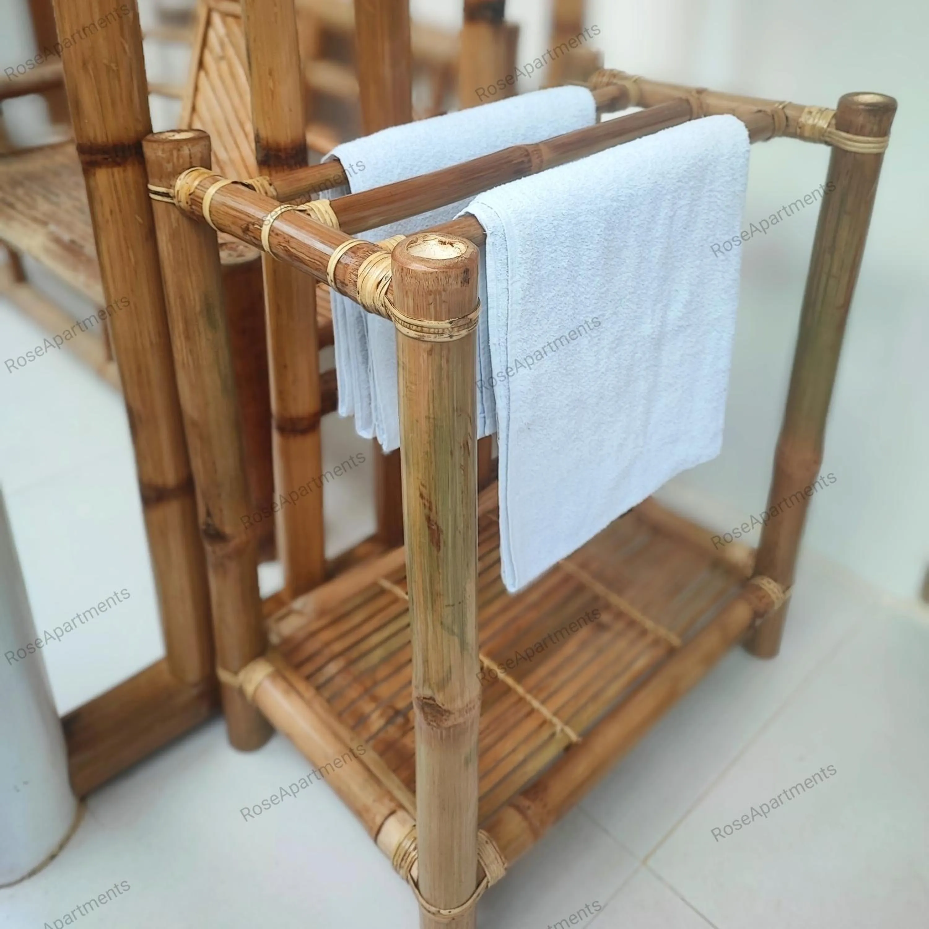 towels, Bed in Rose Apartments