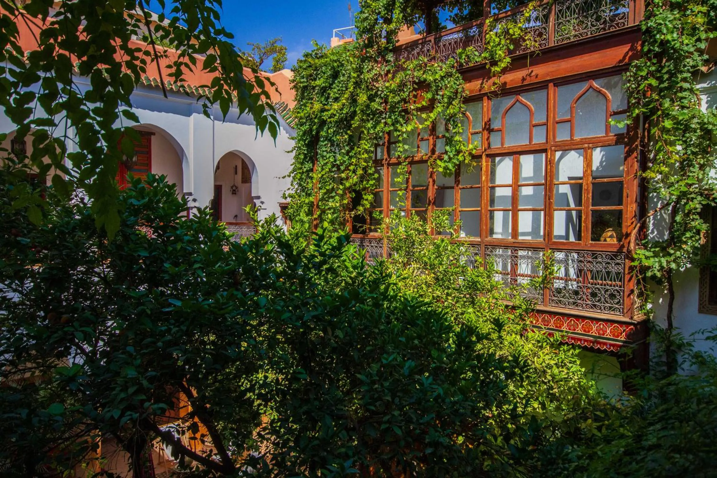 Garden view in Riad Dombaraka