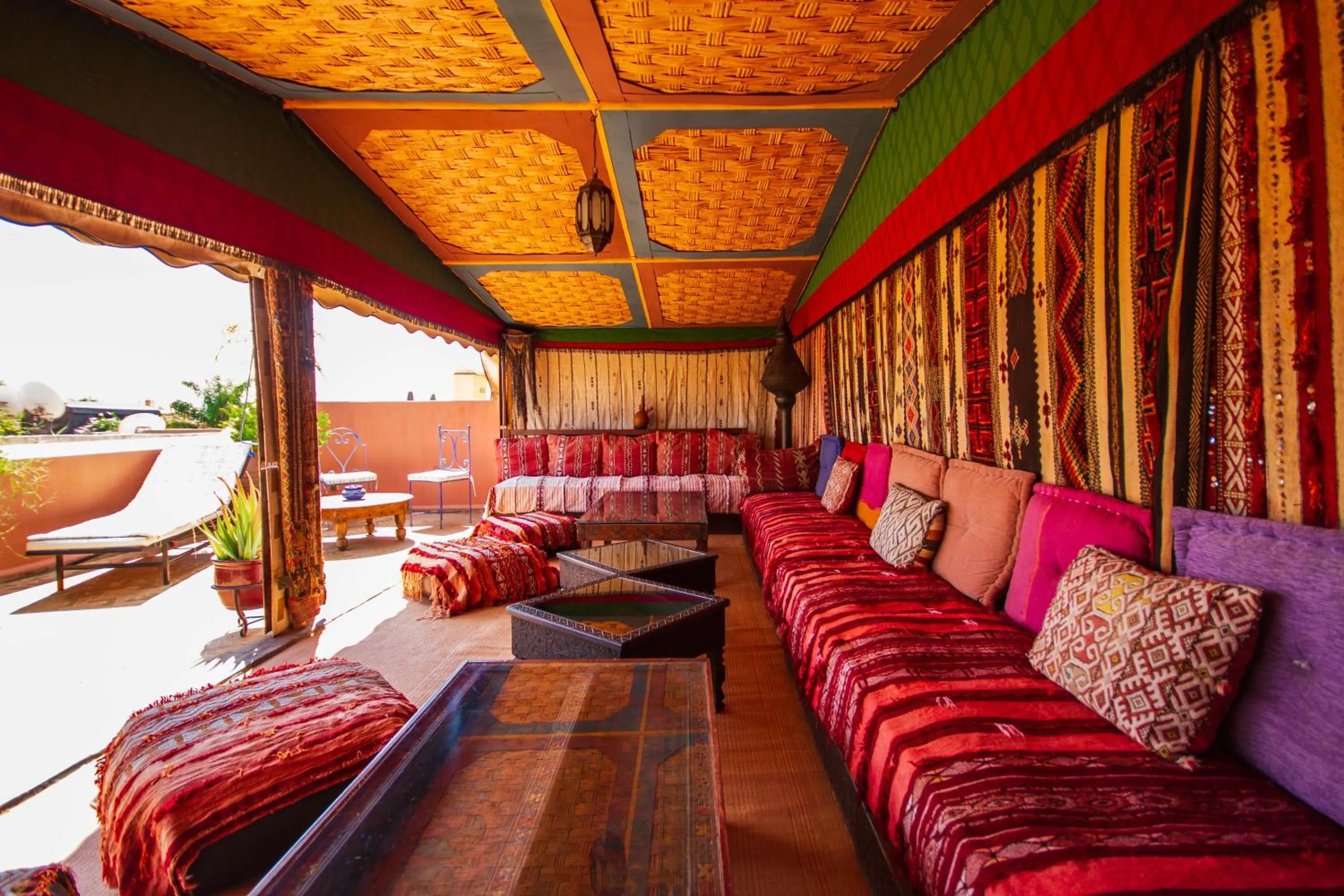Living room in Riad Dombaraka