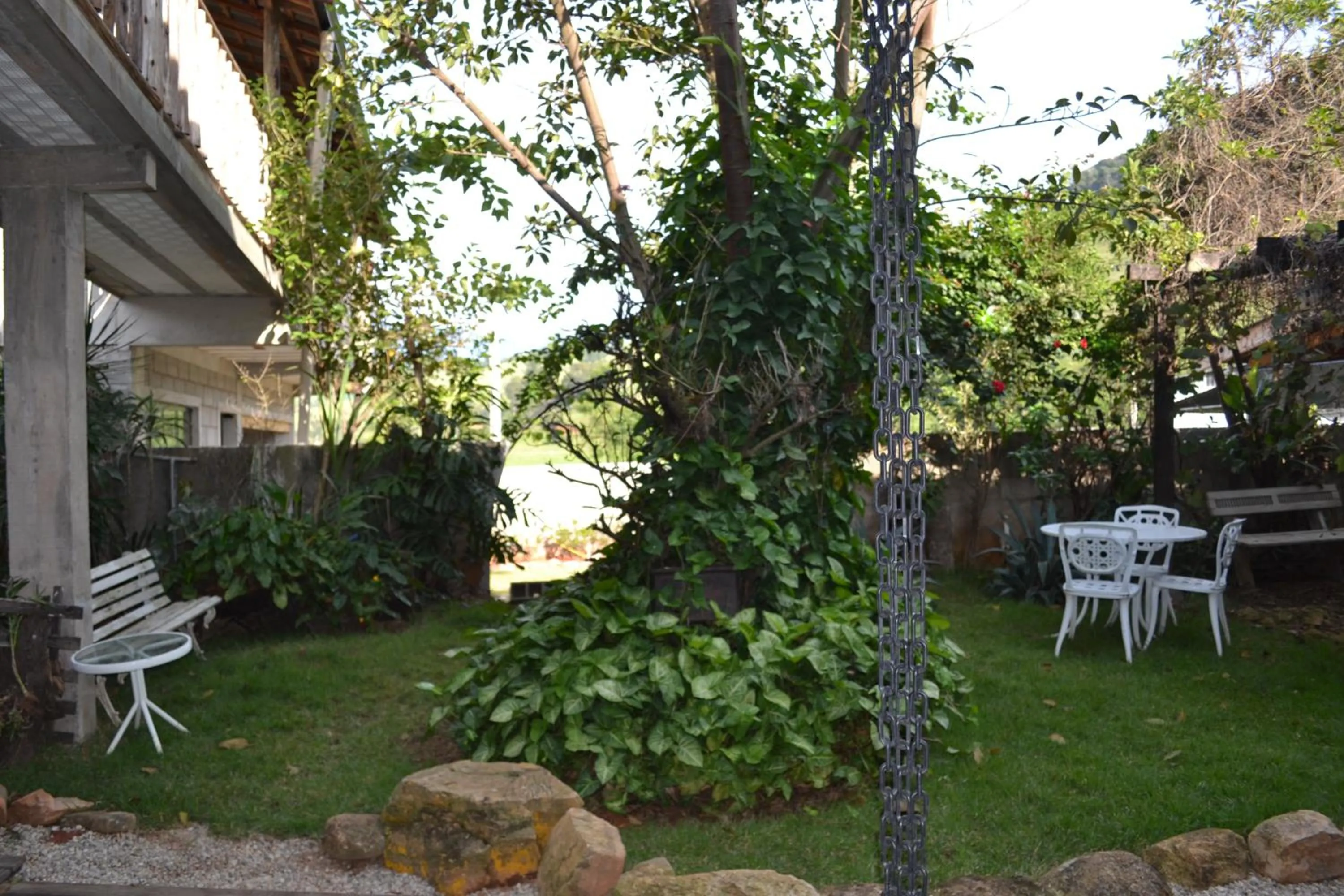 Balcony/Terrace in Pousada Rota dos Pássaros