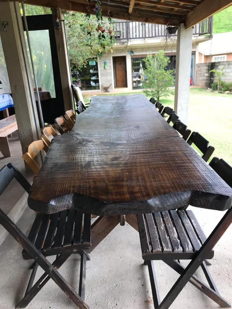 Patio in Pousada Rota dos Pássaros