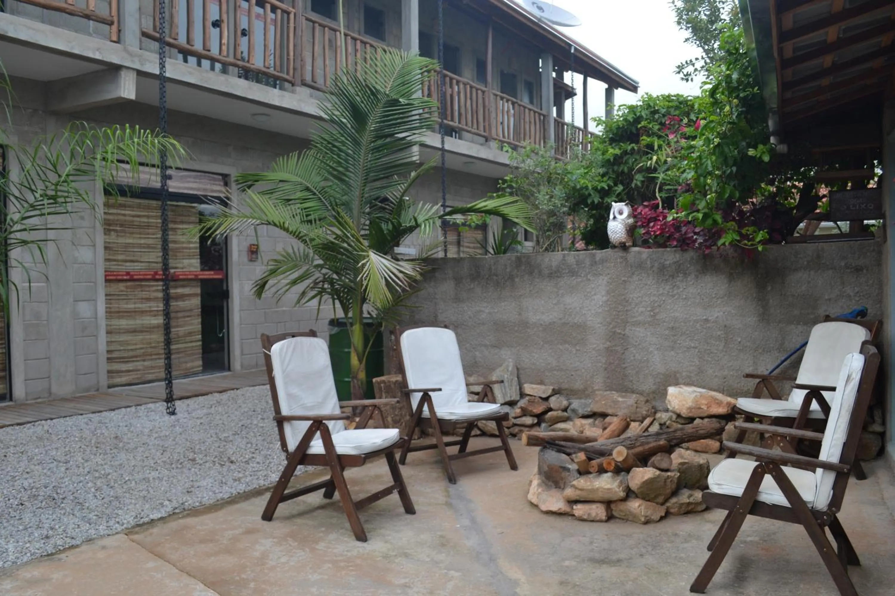 Living room in Pousada Rota dos Pássaros
