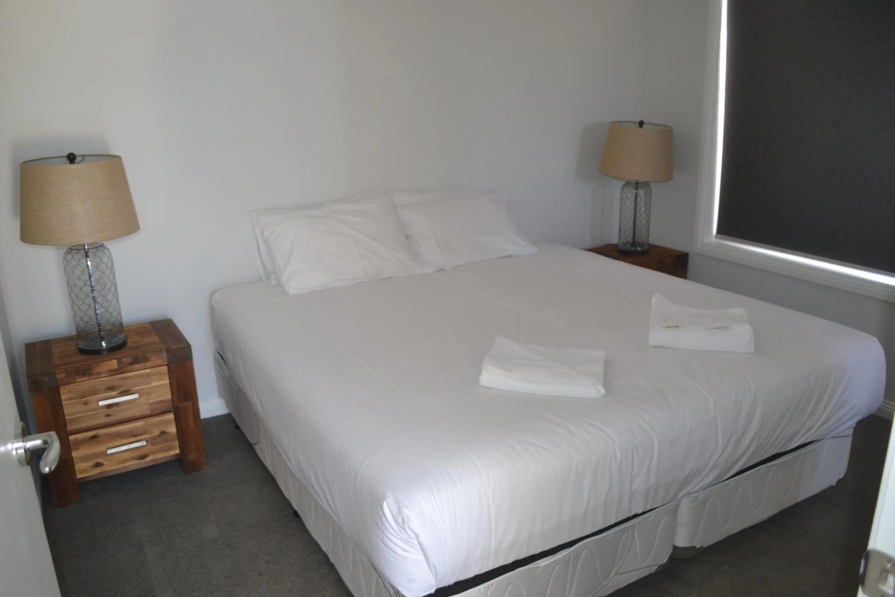 Bed in Yarrawonga Holiday Park