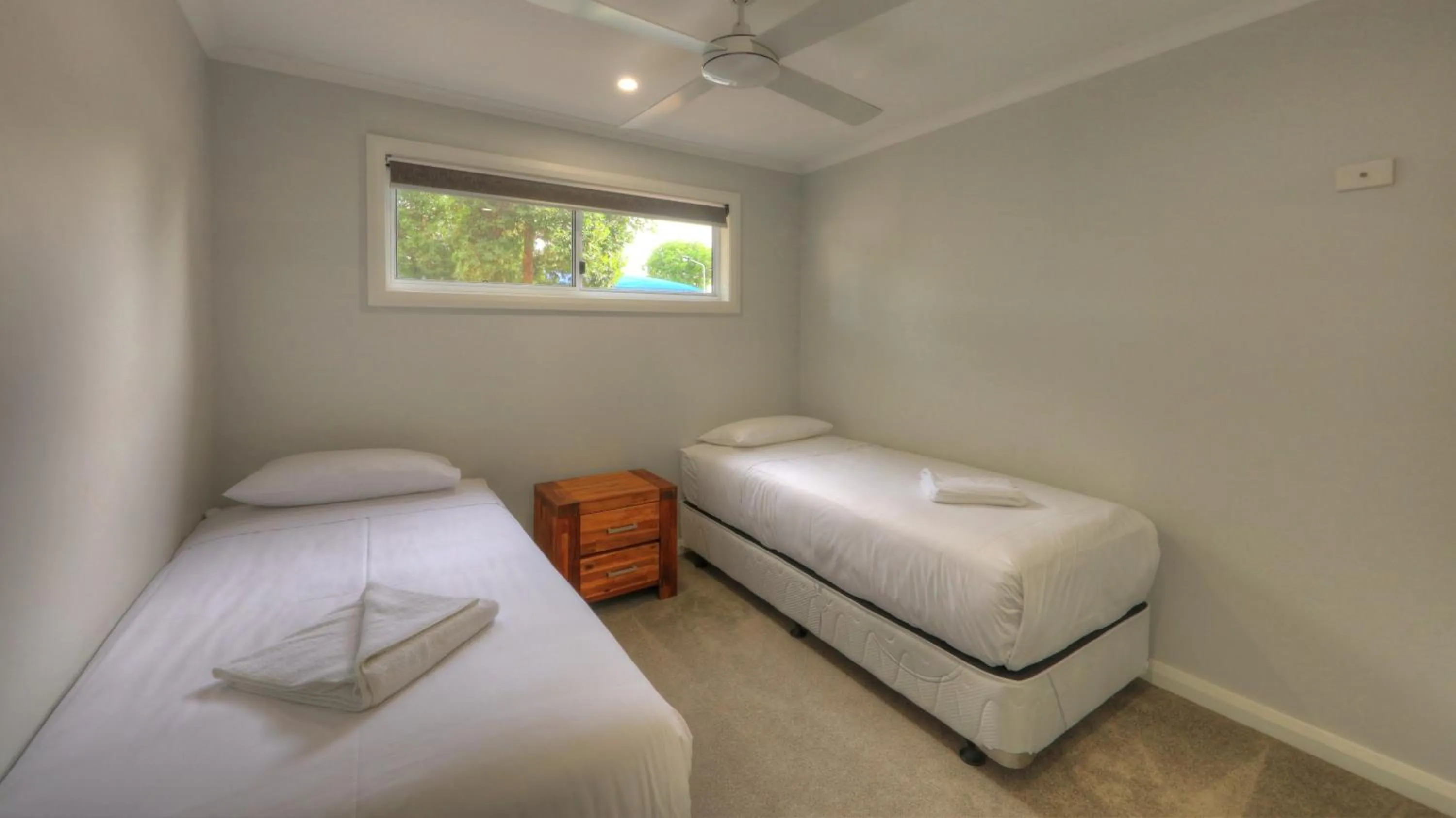 Bed in Yarrawonga Holiday Park