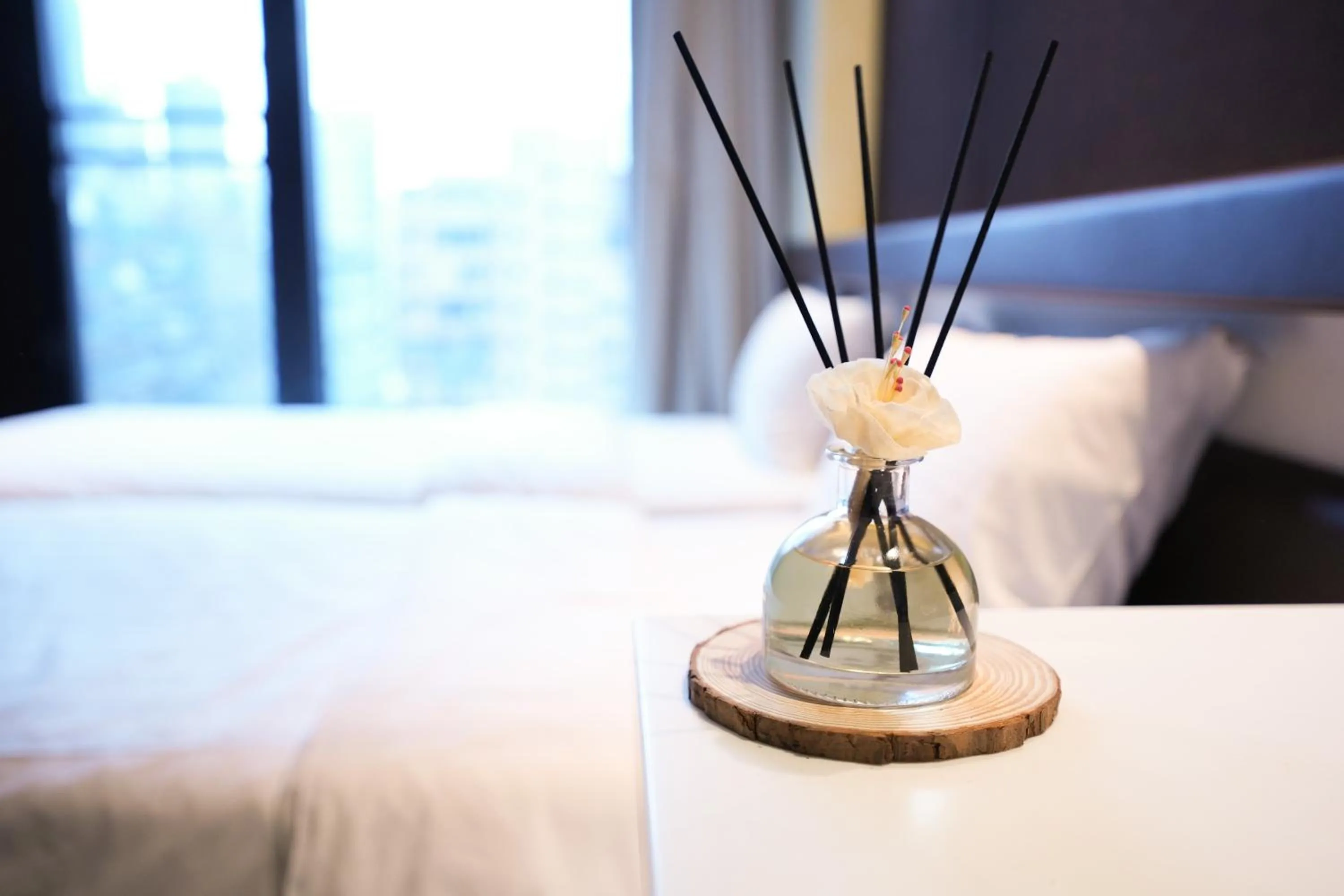 Bedroom, Bed in Epoch Hotel