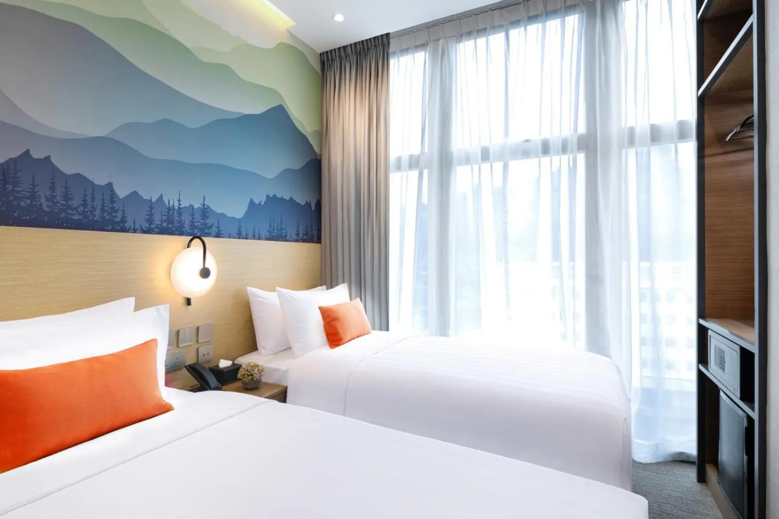 Bed in Hotel YX Lai Chi Kok