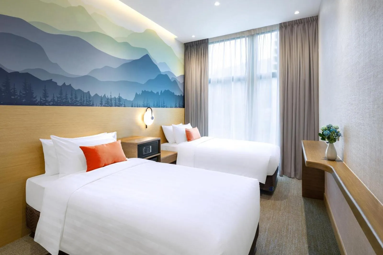 Bed in Hotel YX Lai Chi Kok