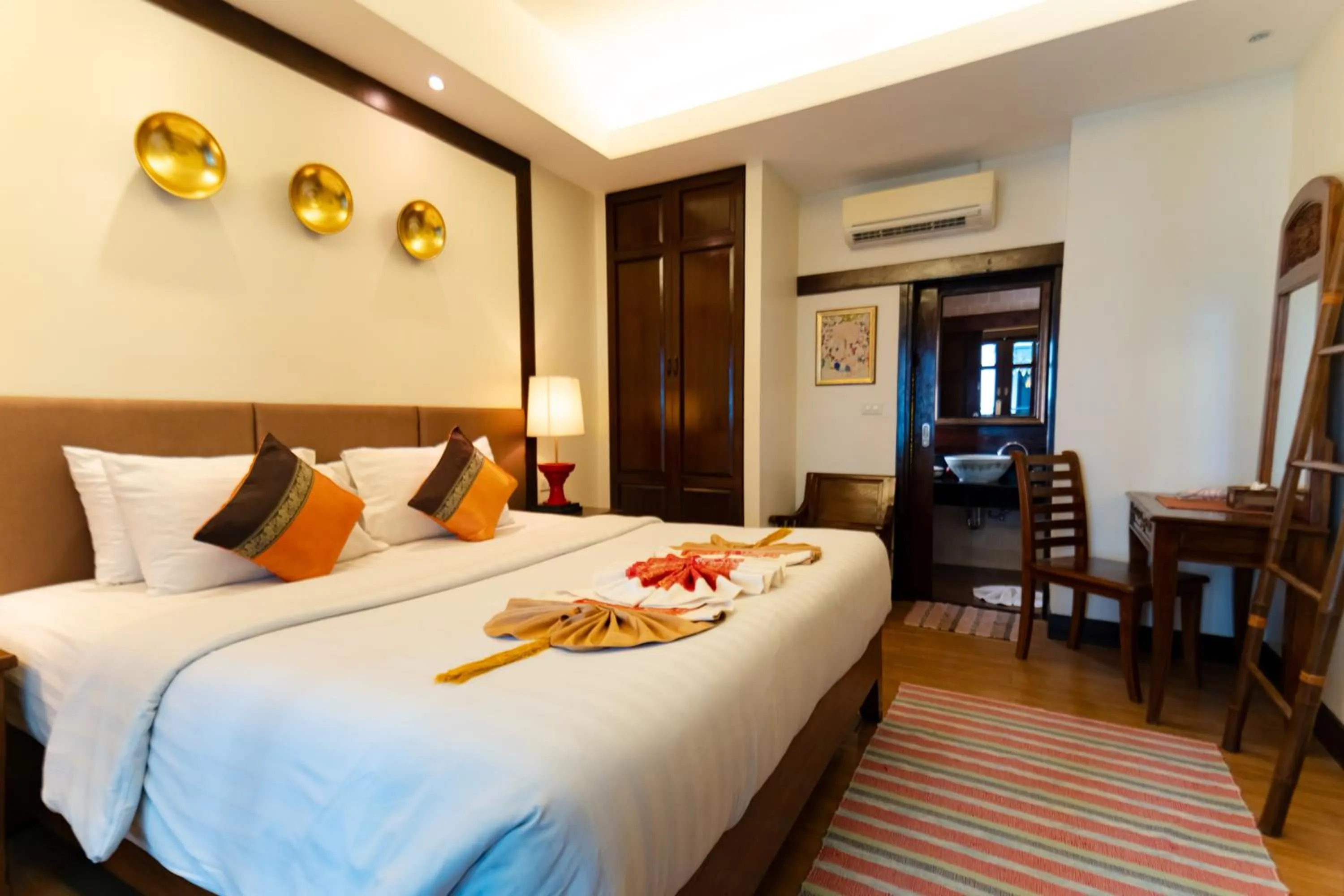 Bed in Viang Thapae Resort