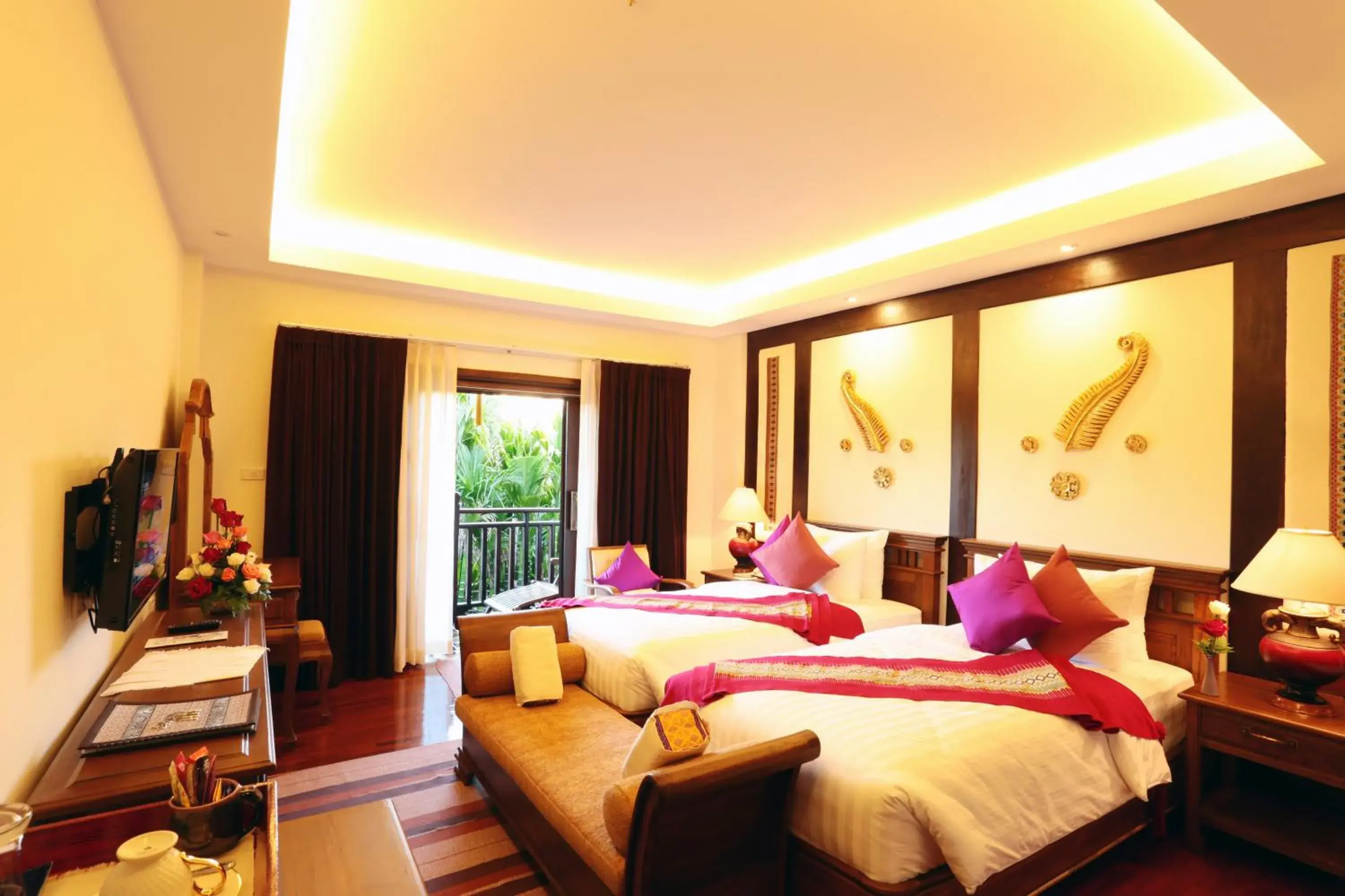 Deluxe Twin Room in Viang Thapae Resort Deluxe Twin Room in Viang Thapae Resort