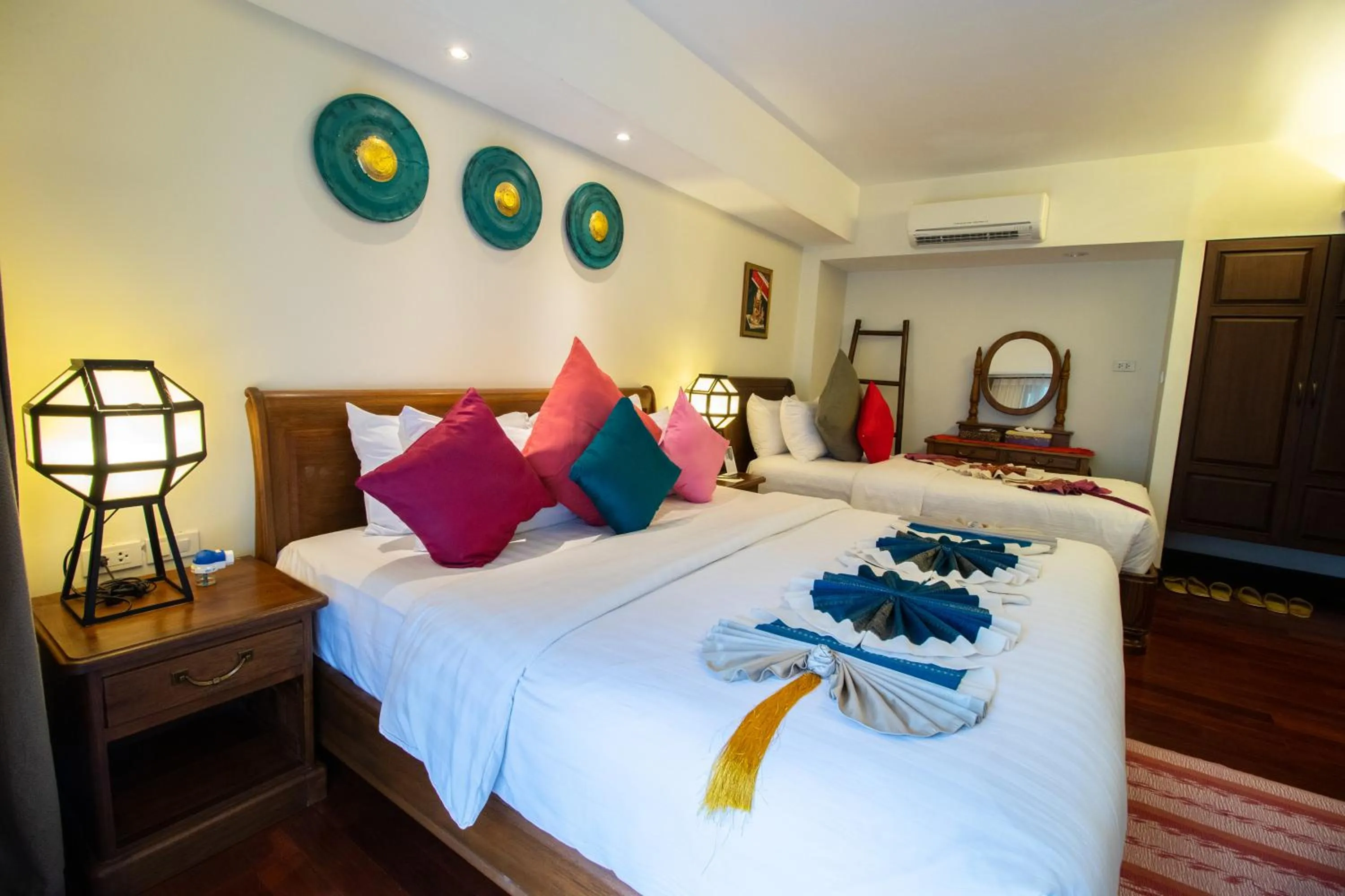 Bed in Viang Thapae Resort