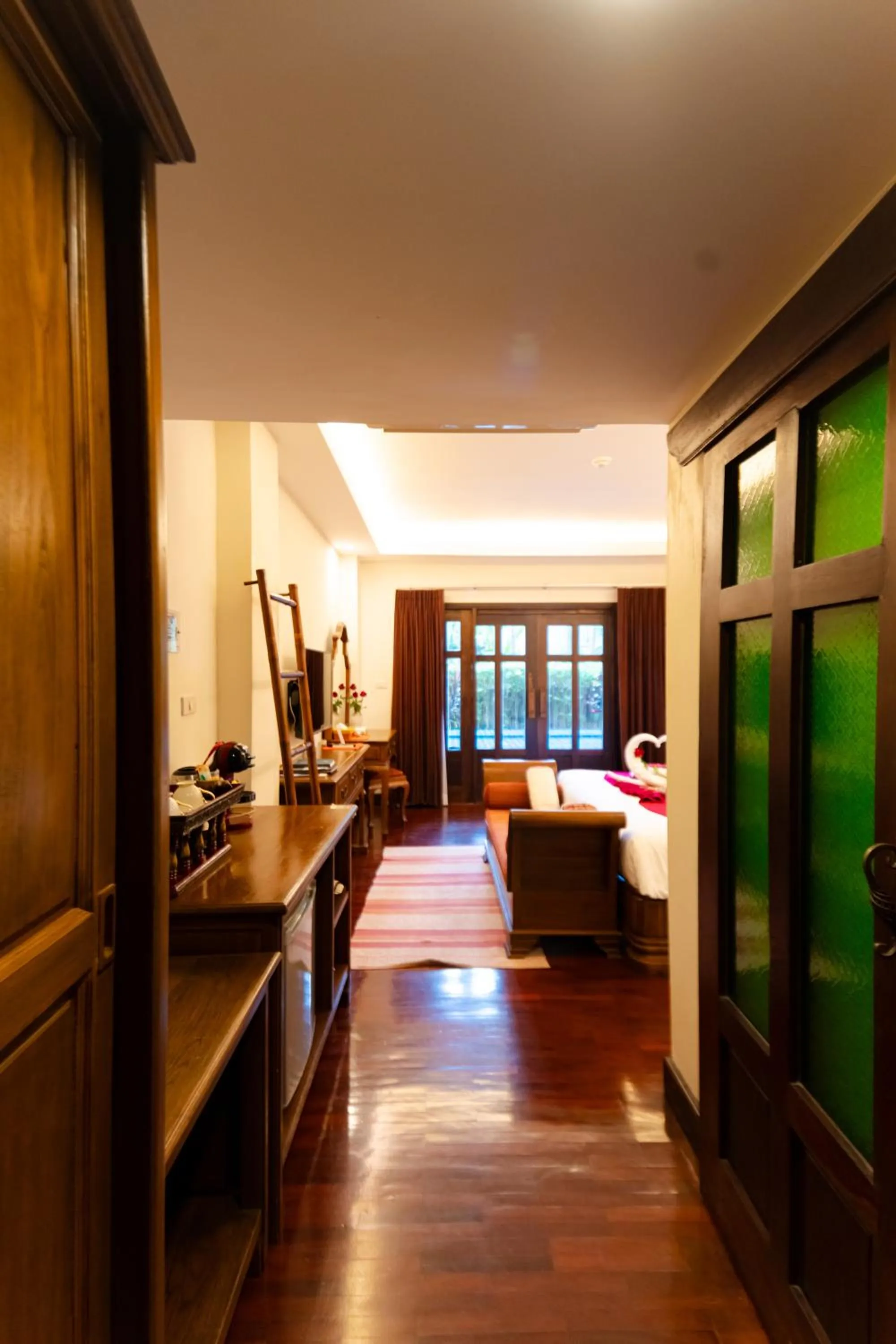 Bed in Viang Thapae Resort