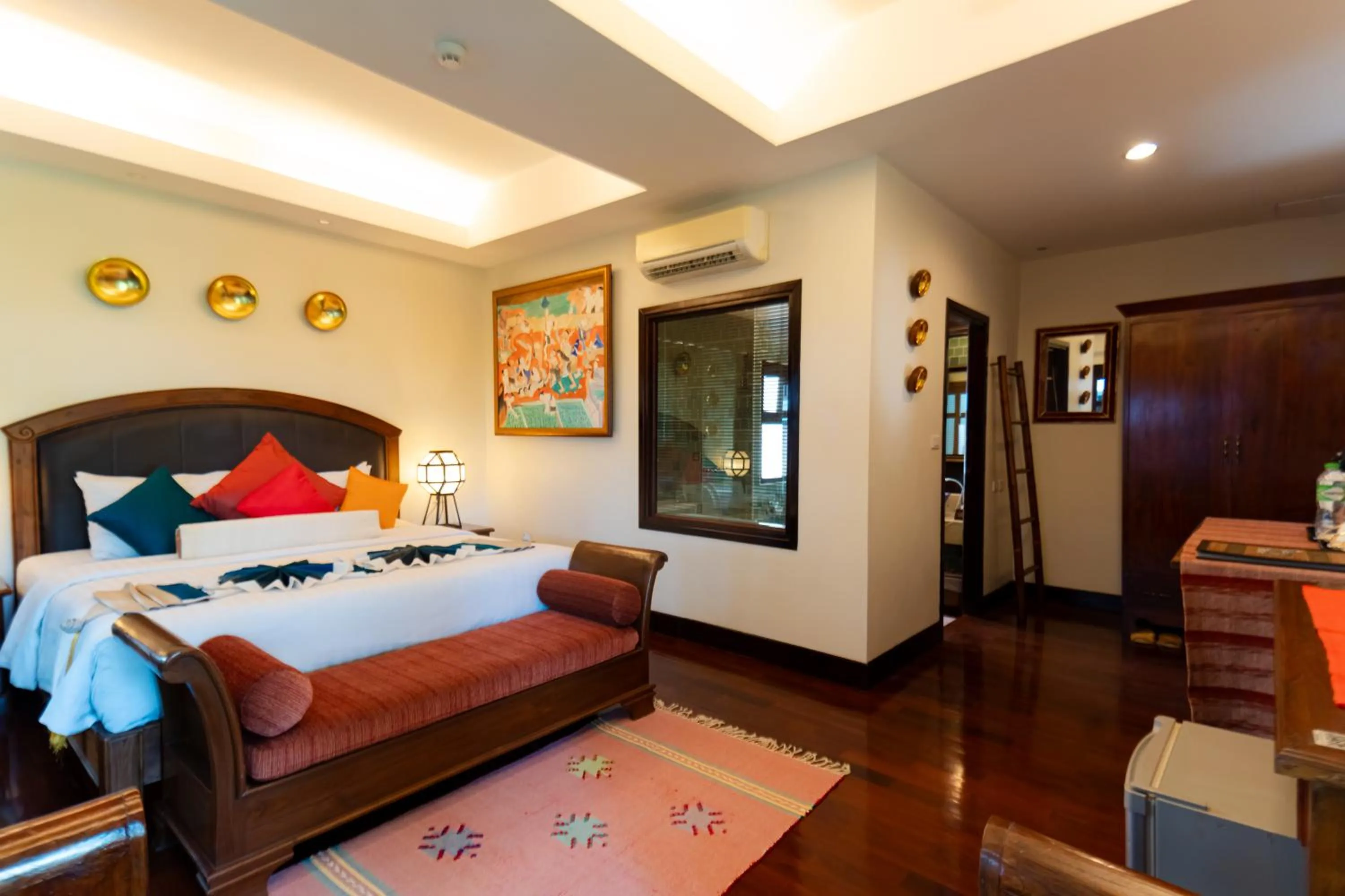 Bed in Viang Thapae Resort