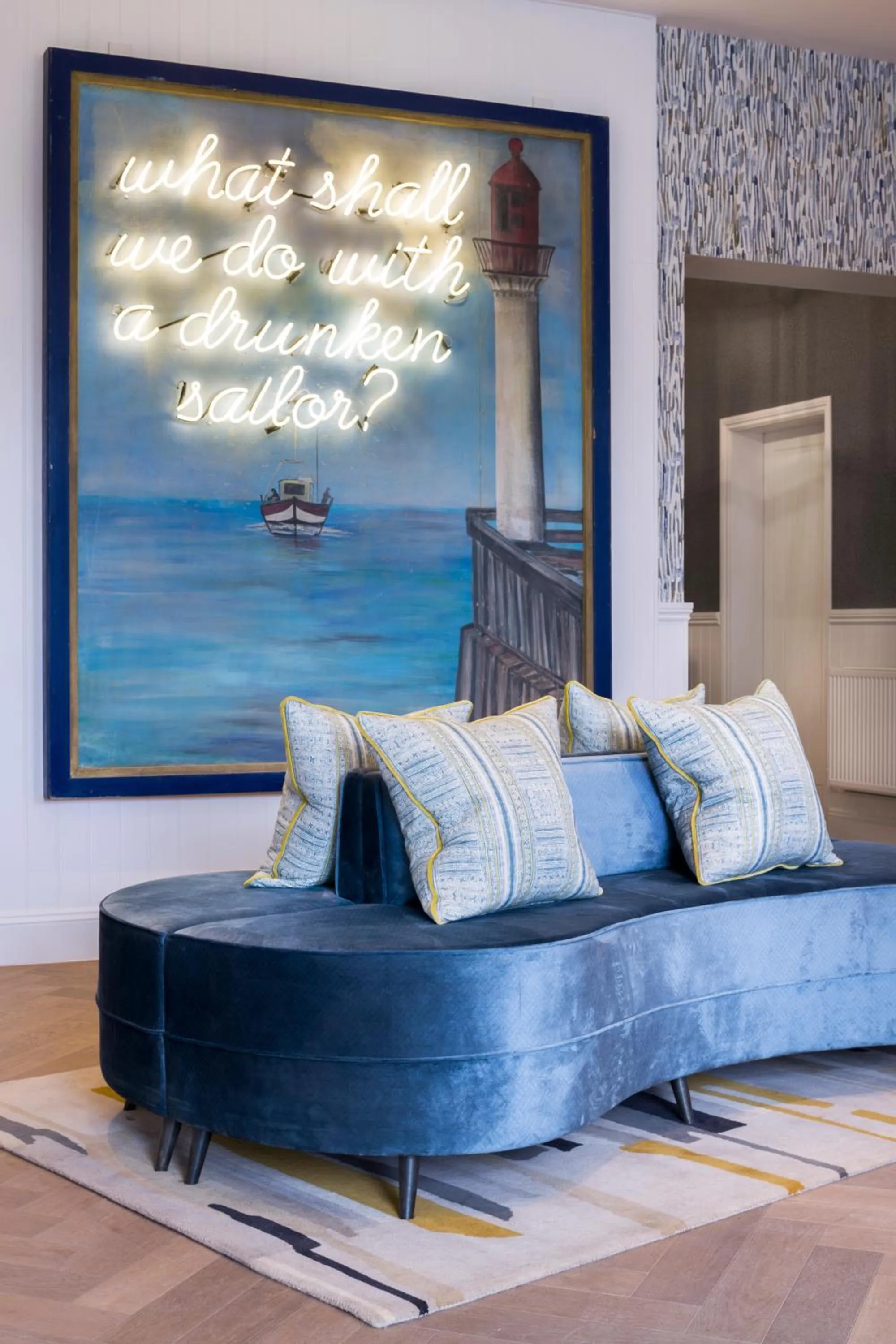 Decorative detail in Harbour Hotel Padstow