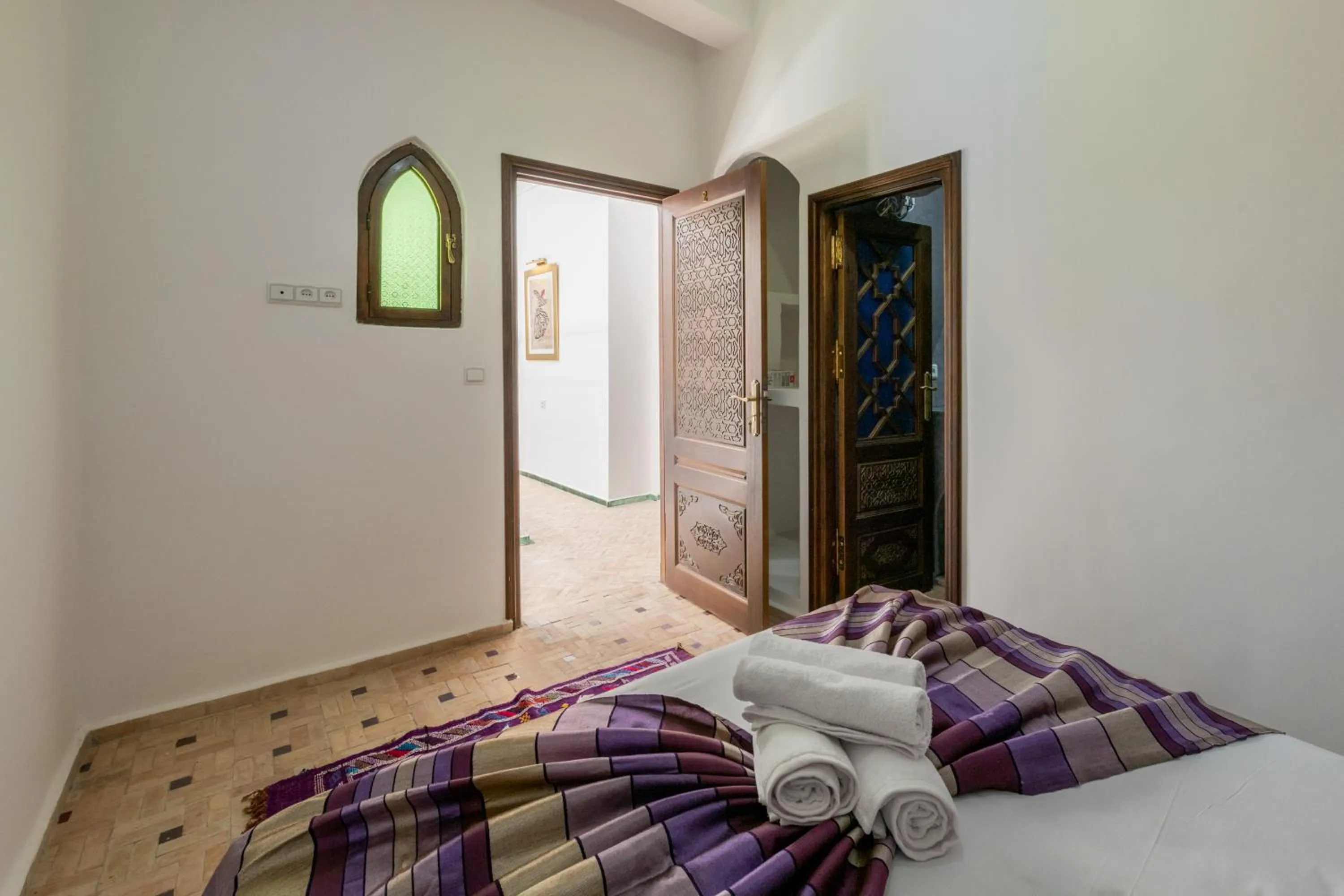 Bed in Riad SULTANA