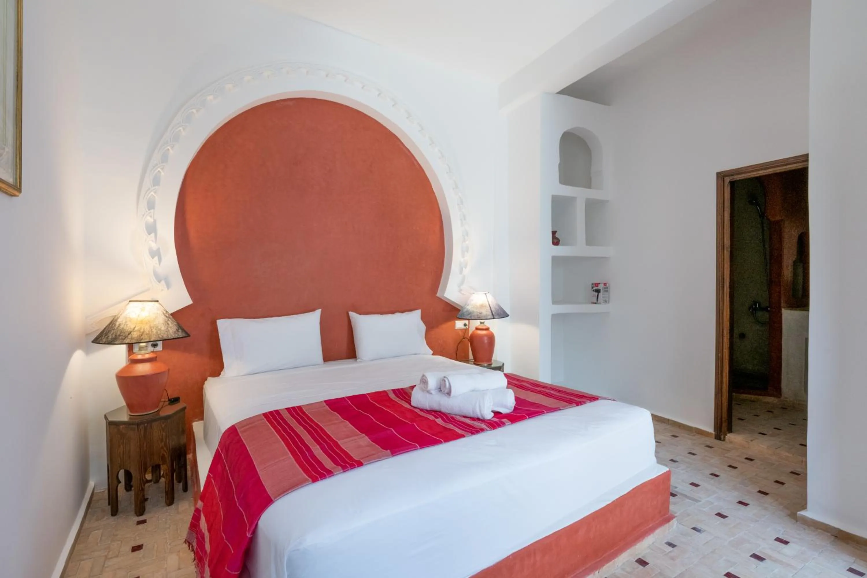 Bedroom, Bed in Riad SULTANA