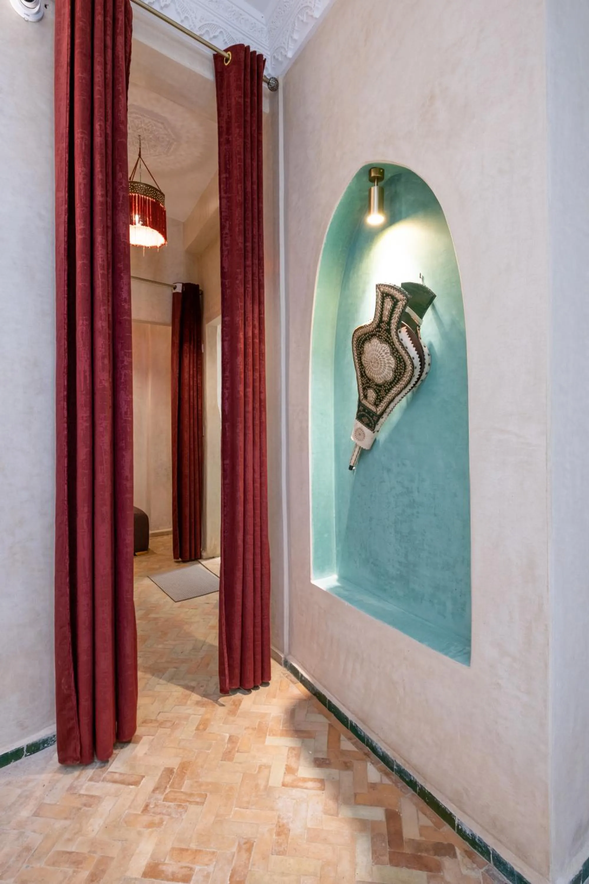 Decorative detail, Bed in Riad SULTANA