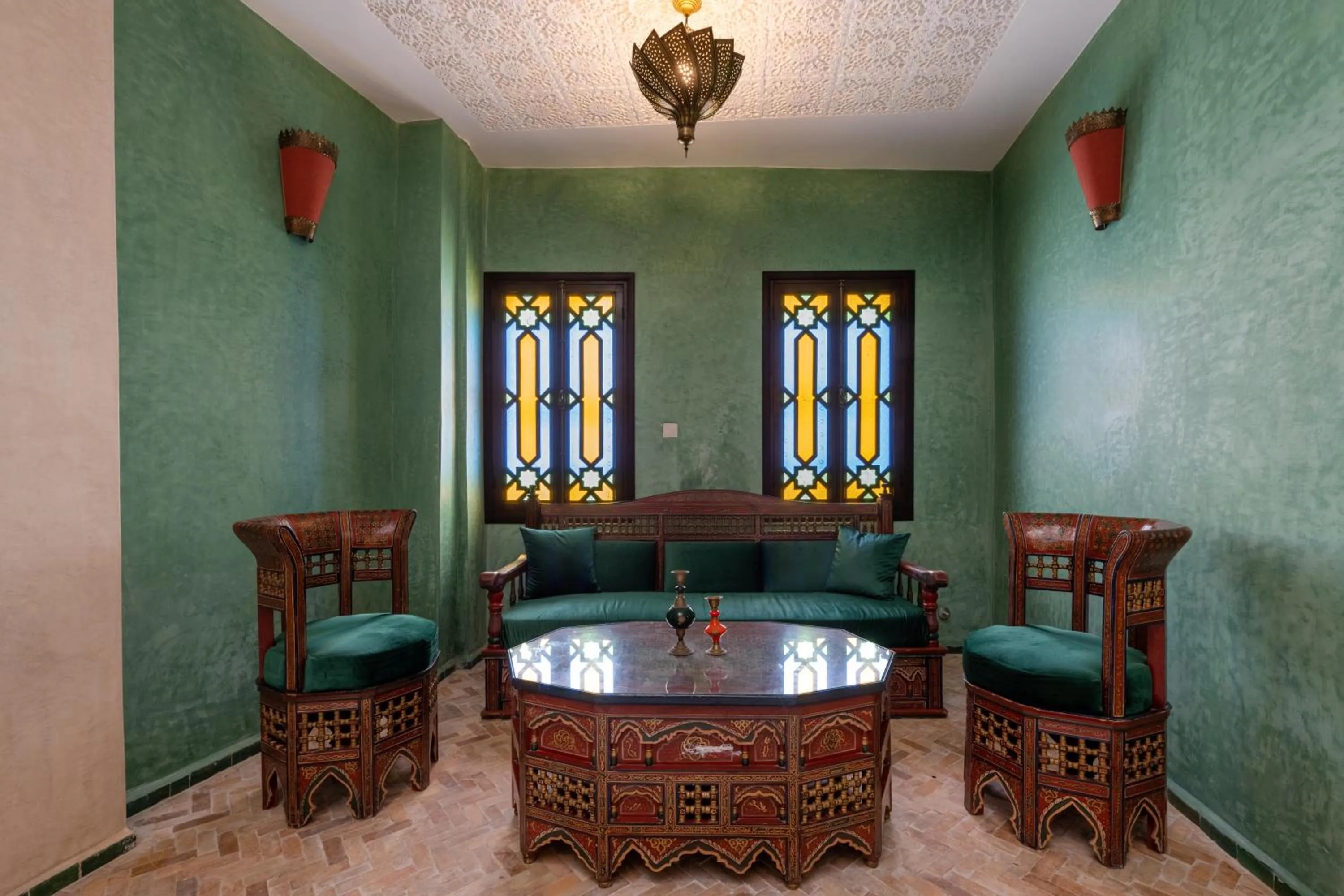Lobby or reception in Riad SULTANA