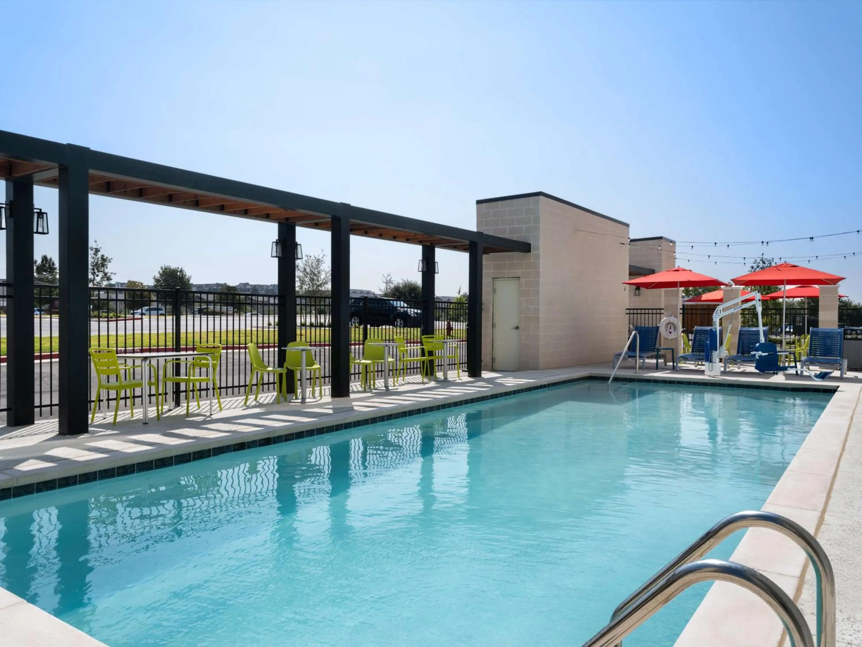 Pool view in Home2 Suites By Hilton Round Rock Medical Center