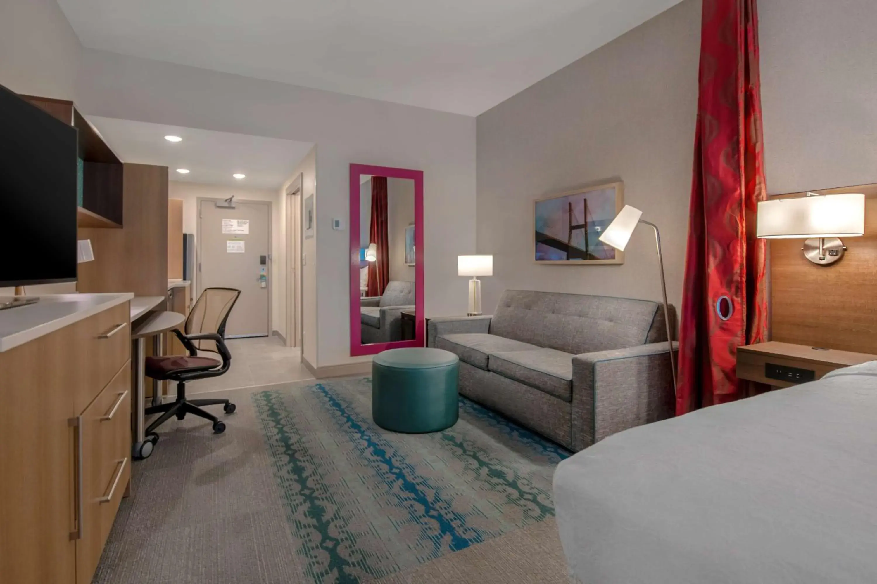 Studio Suite with Two Queen Beds - Hearing Access in Home2 Suites By Hilton Savannah I95 North Studio Suite with Two Queen Beds - Hearing Access in Home2 Suites By Hilton Savannah I95 North