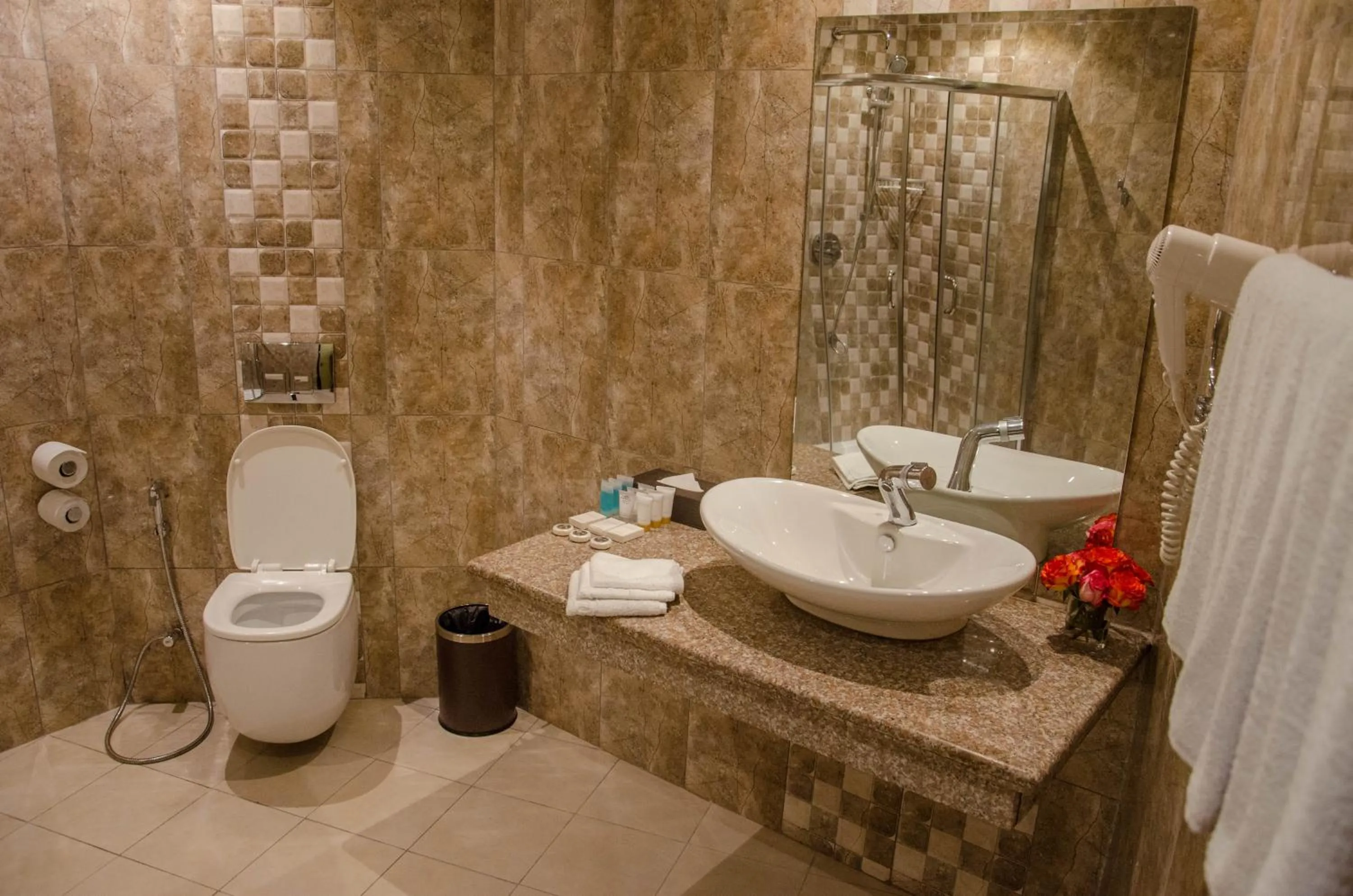 Toilet in Best Western Plus Meridian Hotel