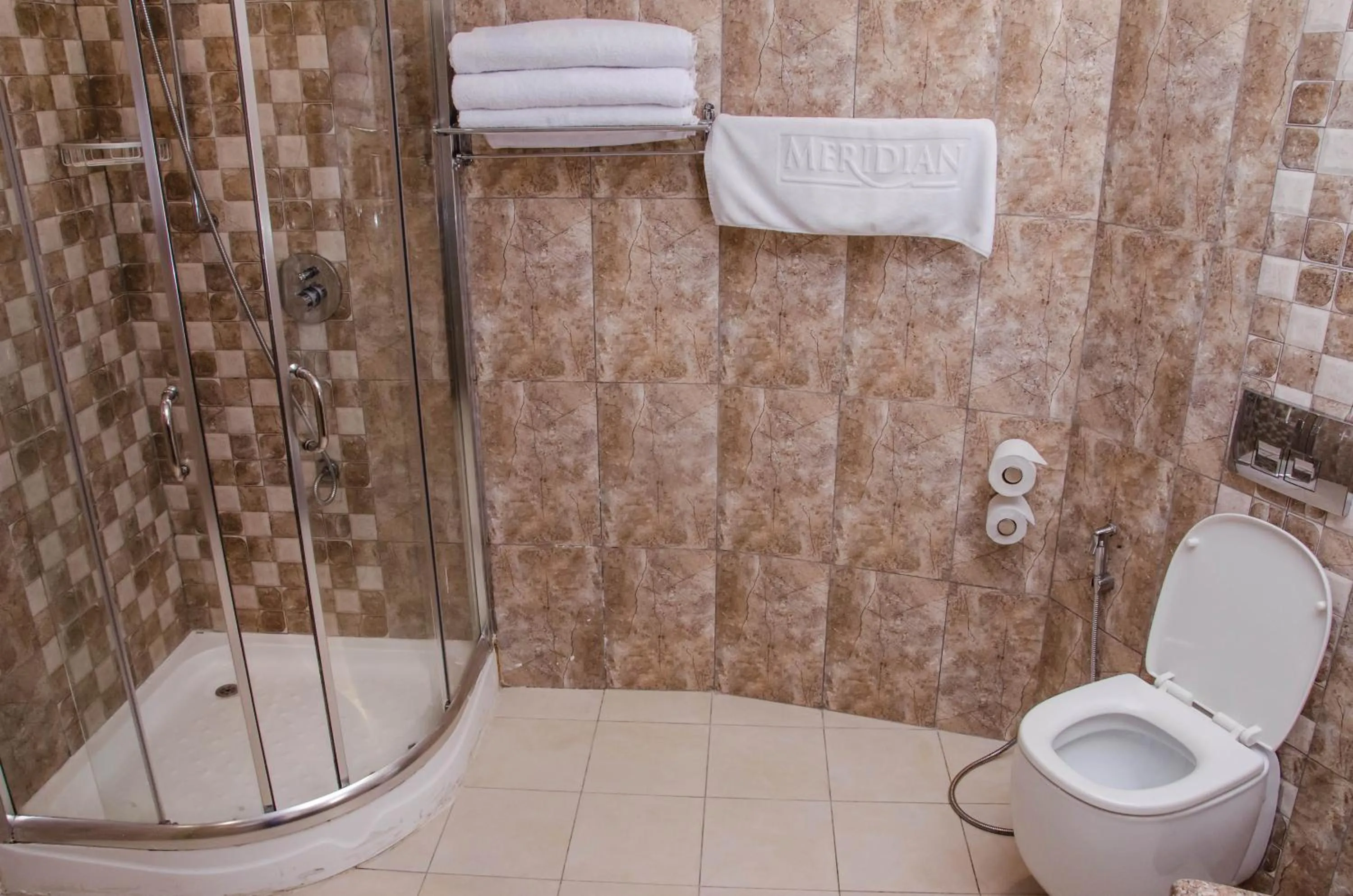 Shower in Best Western Plus Meridian Hotel