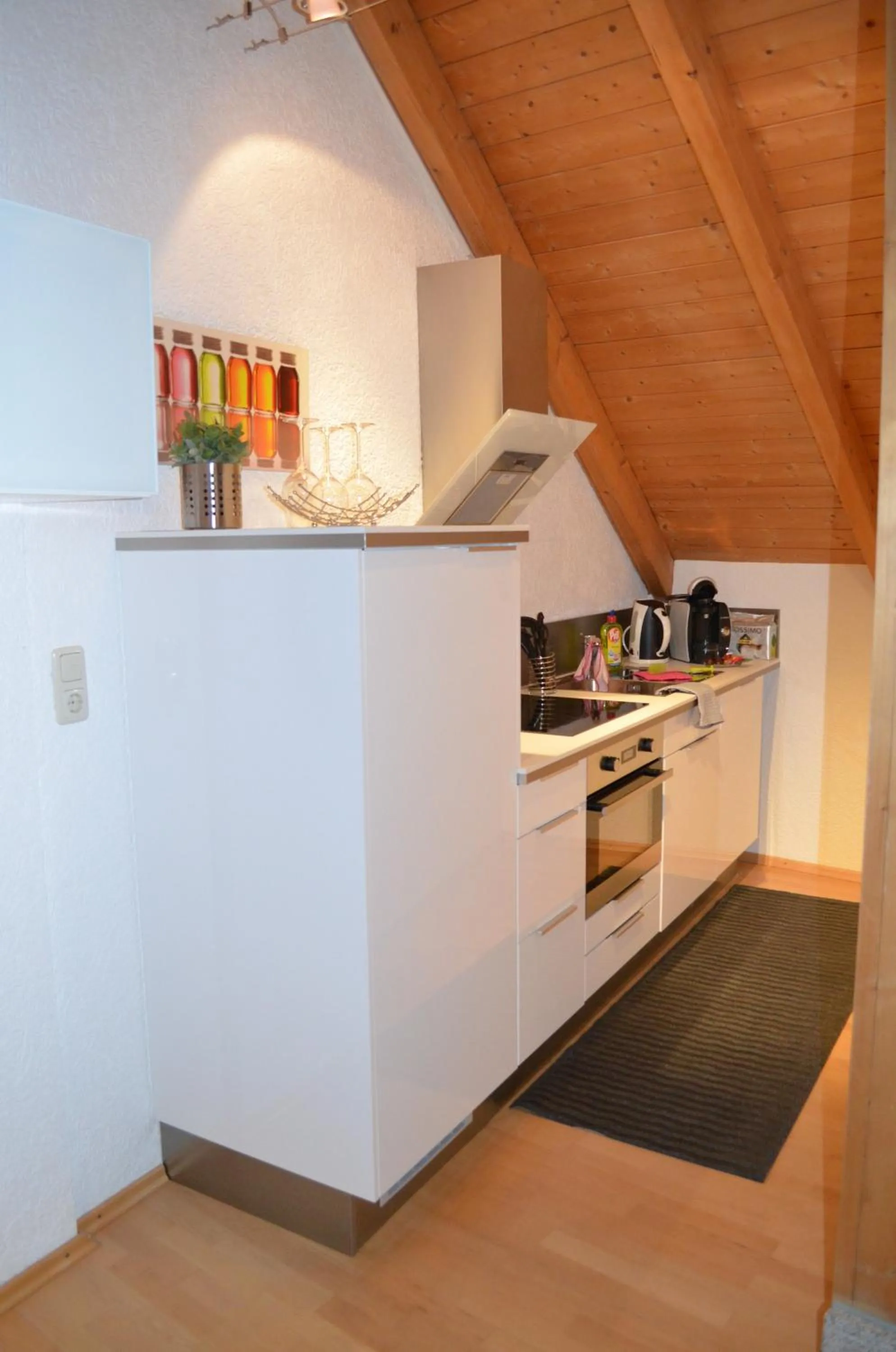 Kitchen or kitchenette in Prinz City Apartments