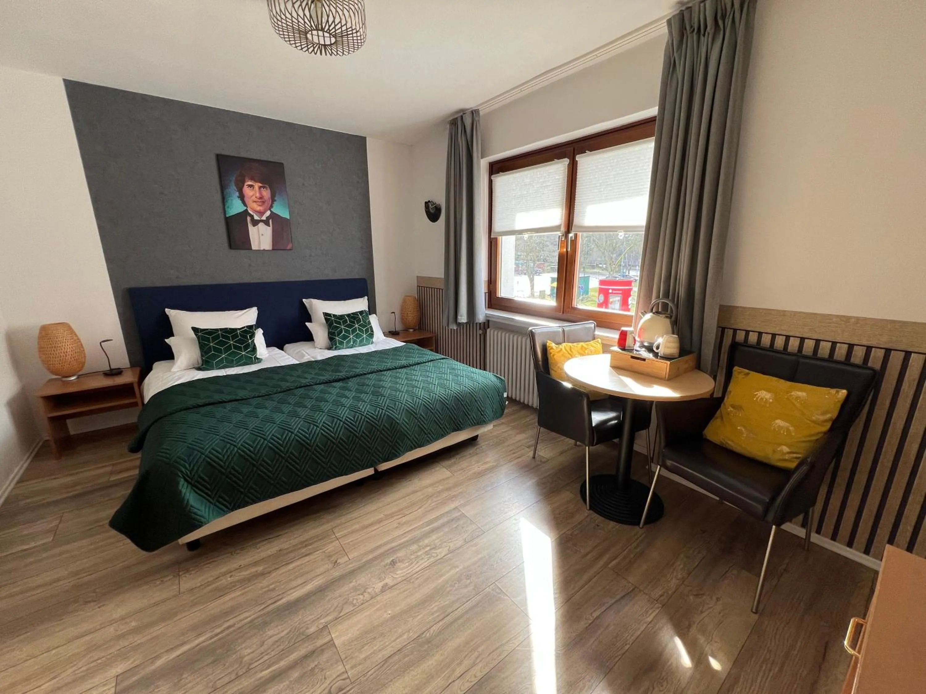 Bed in Am Obersee Hotel