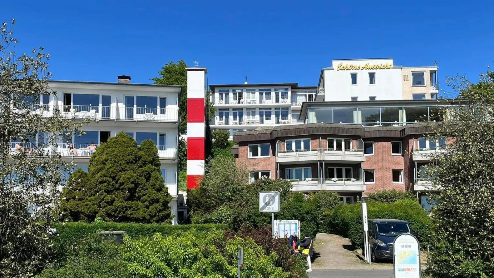 Property building in Hotel Zur schönen Aussicht